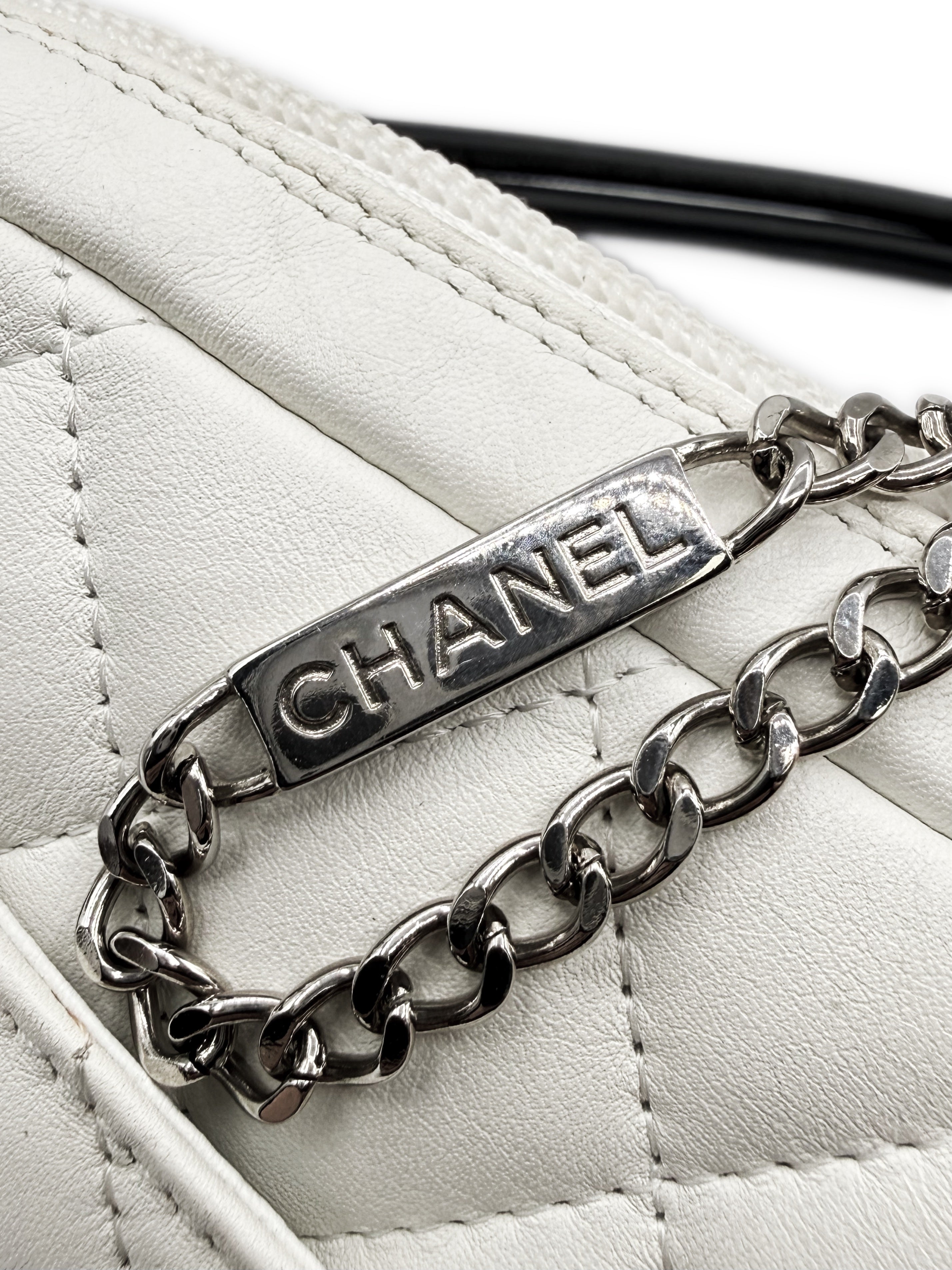Chanel Python Leather CC Cambon Pochette Mini Bag