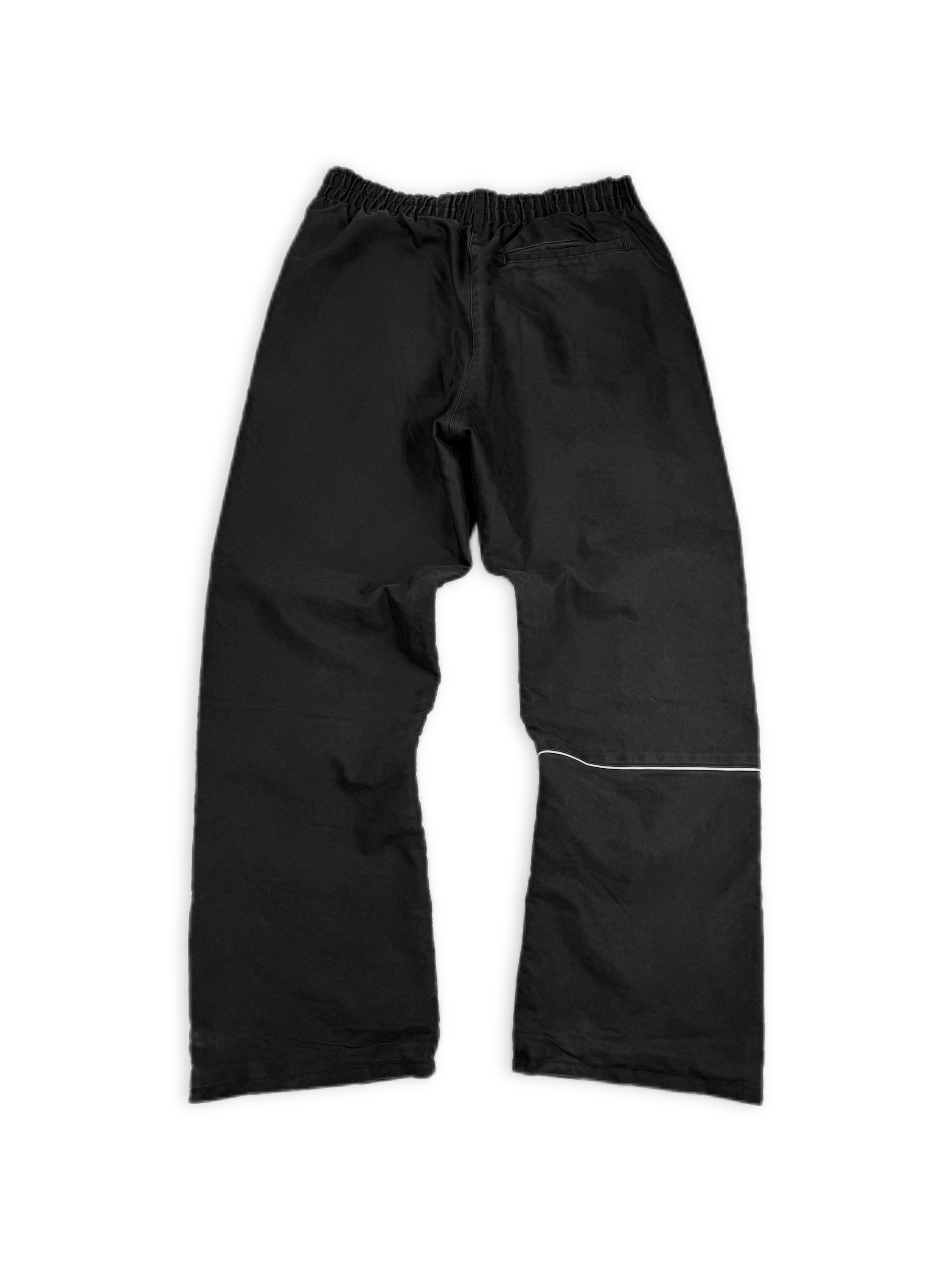 Enfants Riches Deprimes Panelled Logo Black Striped Sweat Pants