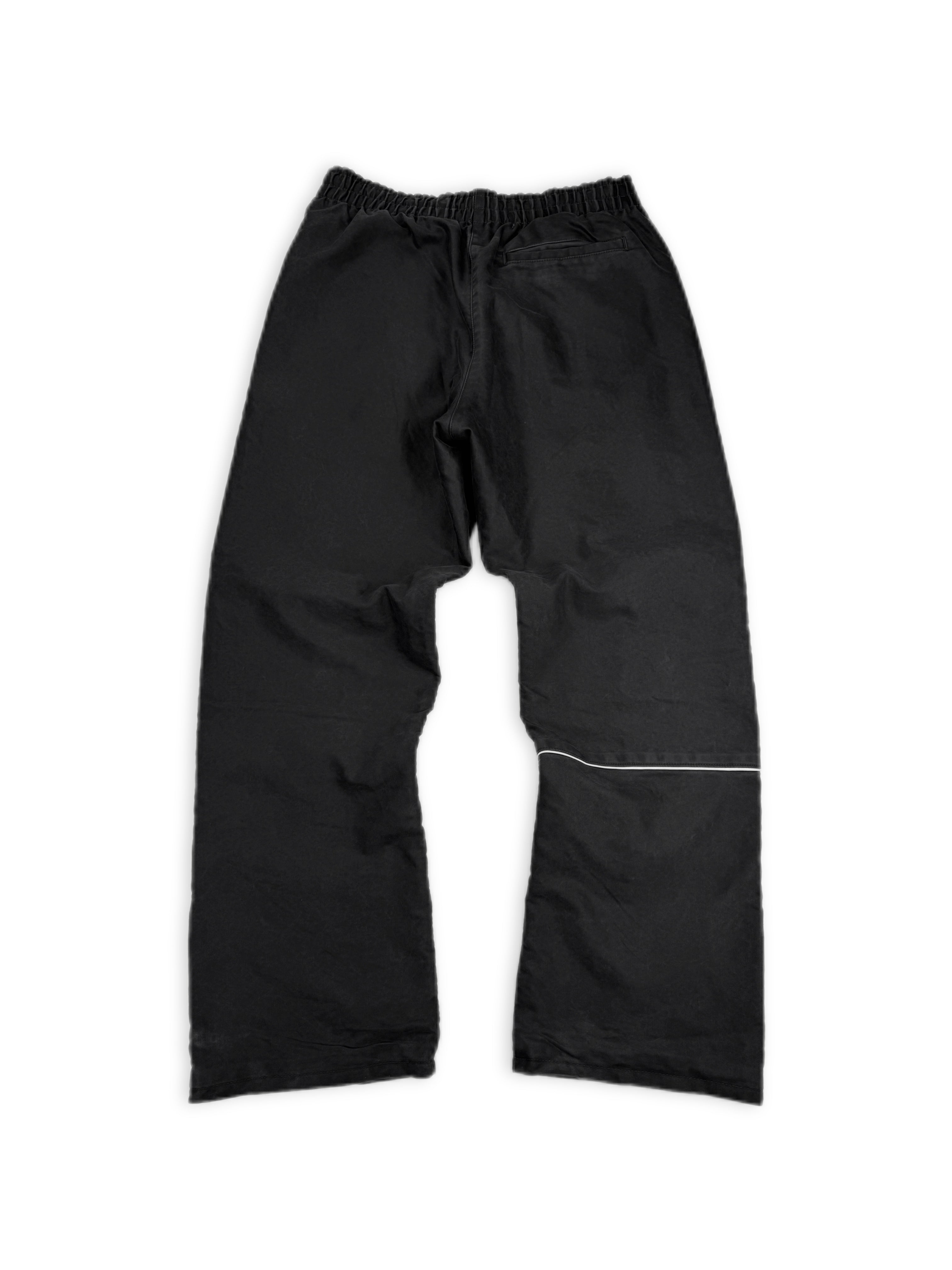 Enfants Riches Deprimes Panelled Logo Black Striped Sweat Pants