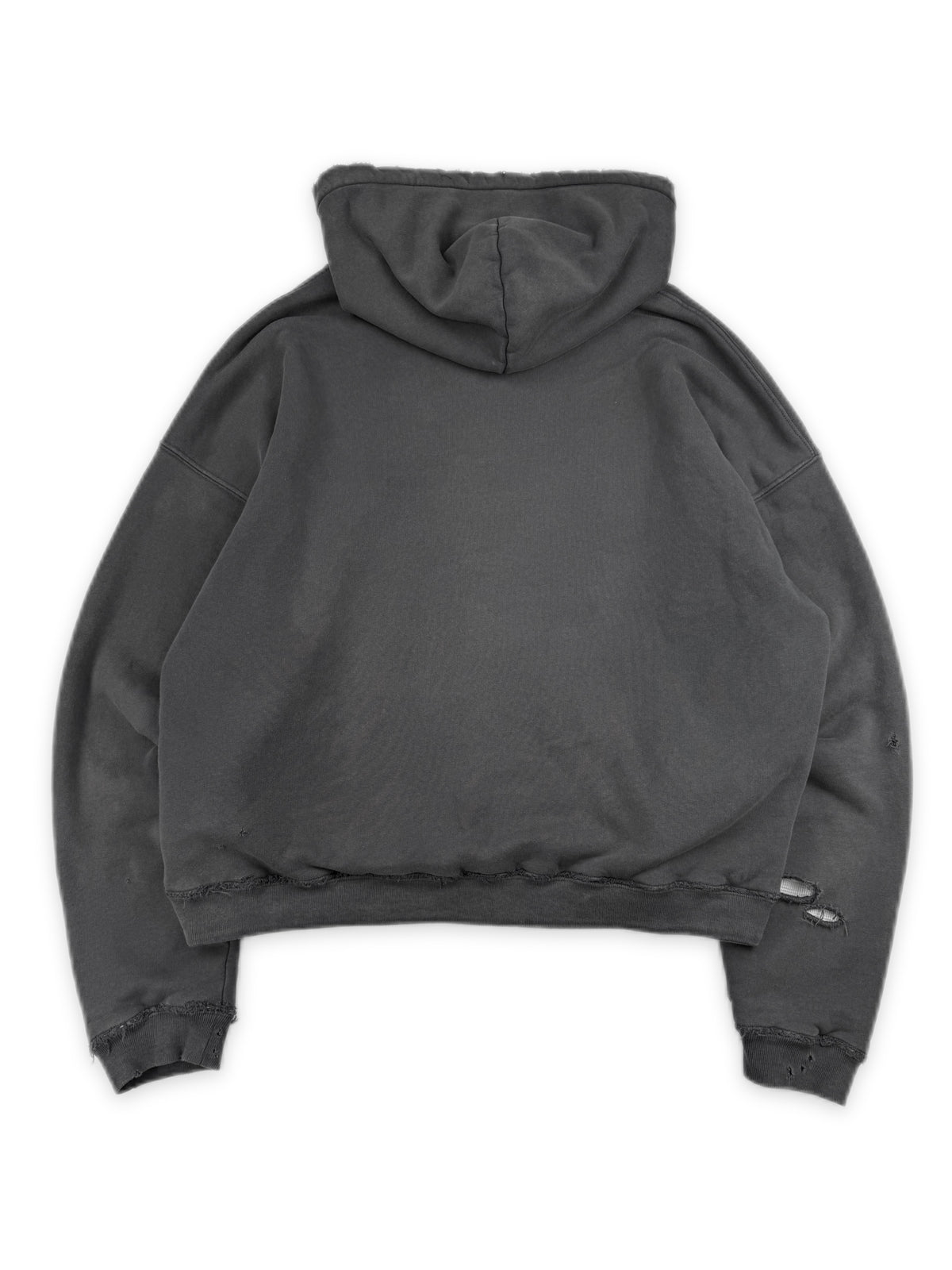 Enfants Riches Deprimes Logo Distressed Thermal Lined Hoodie