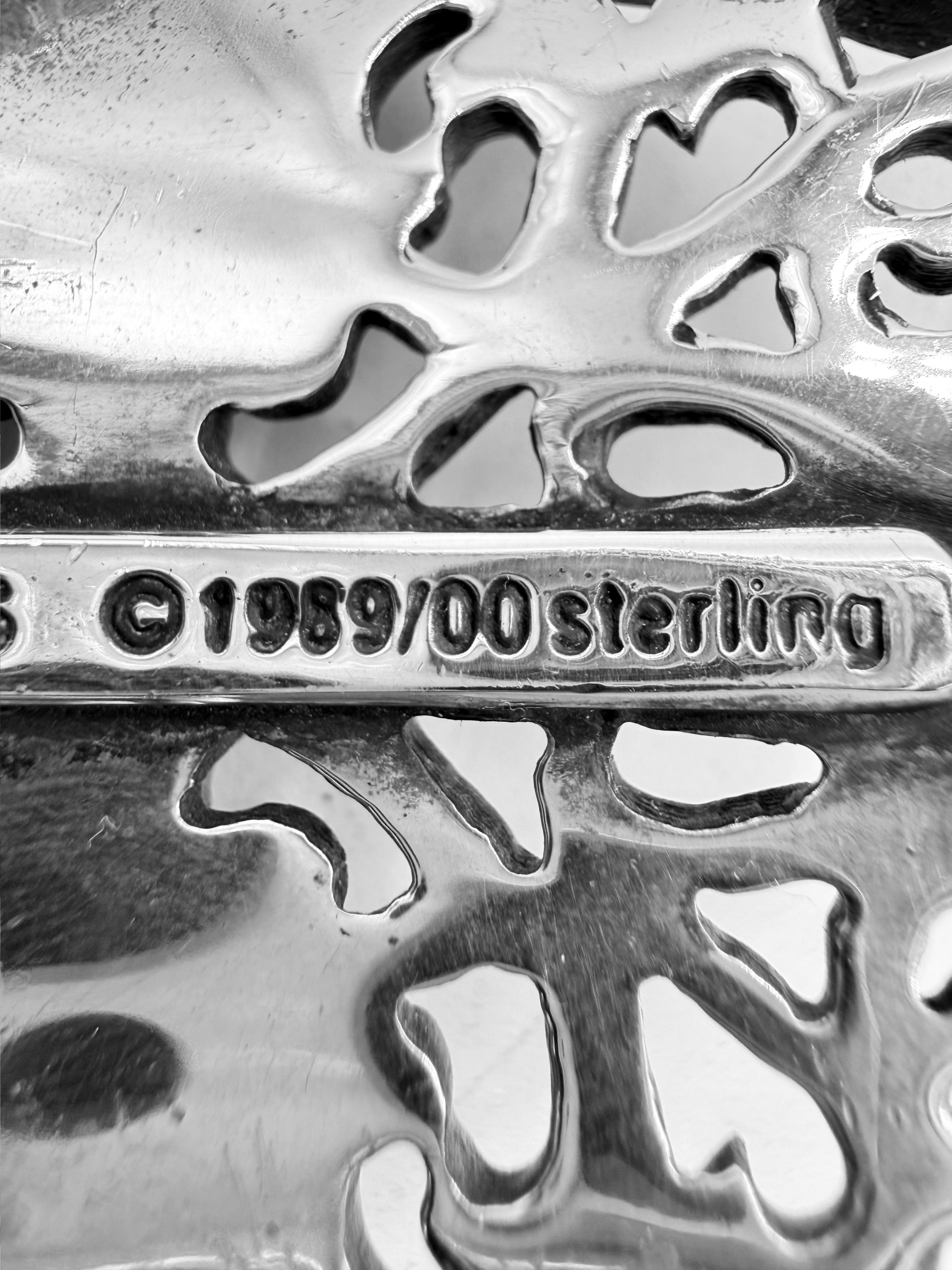 Chrome Hearts Oval 1.5 inch .925 Silver Belt Buckle