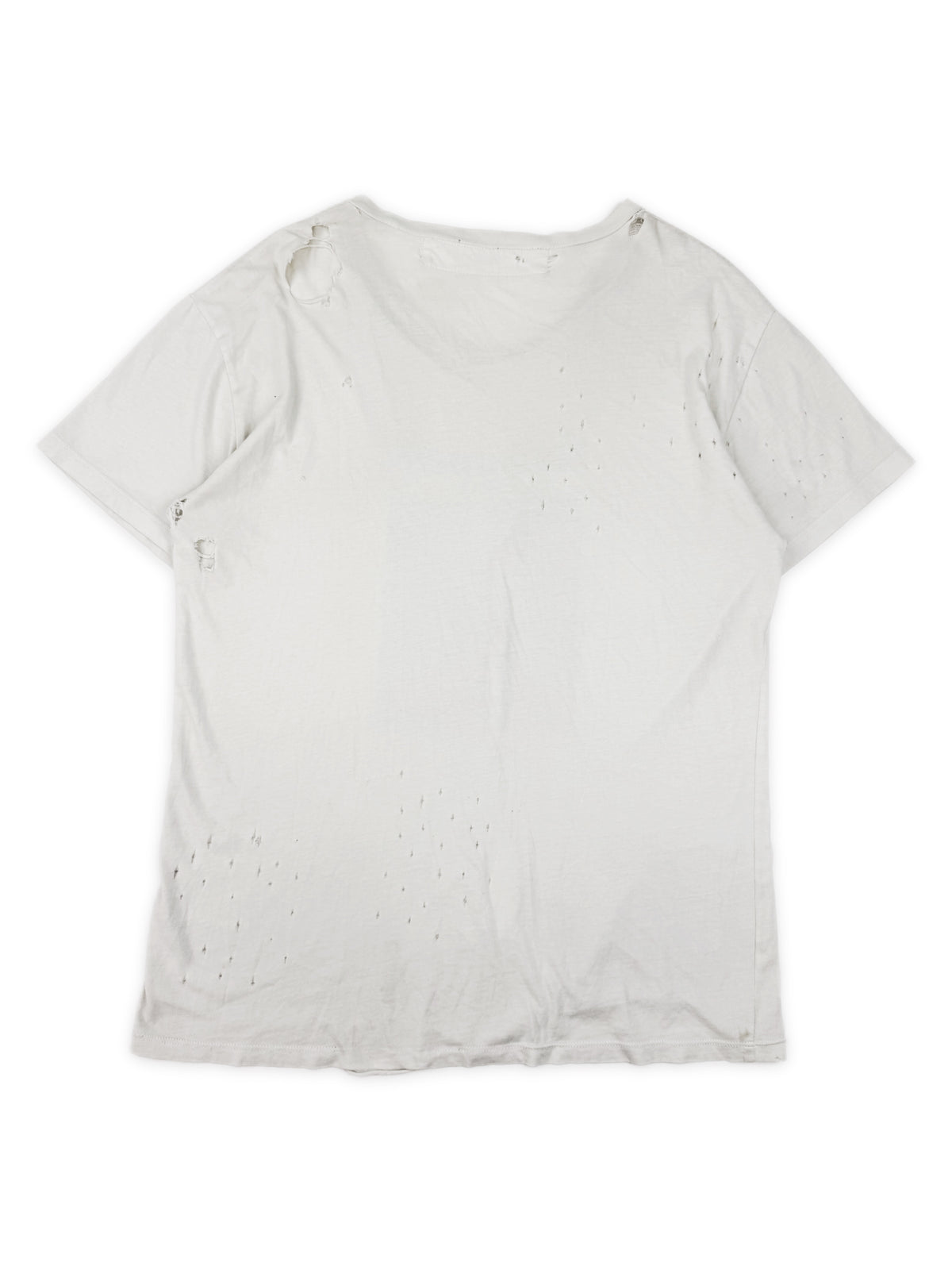 2012 Enfants Riches Deprimes ‘Parliament Light’ White Distressed T-Shirt