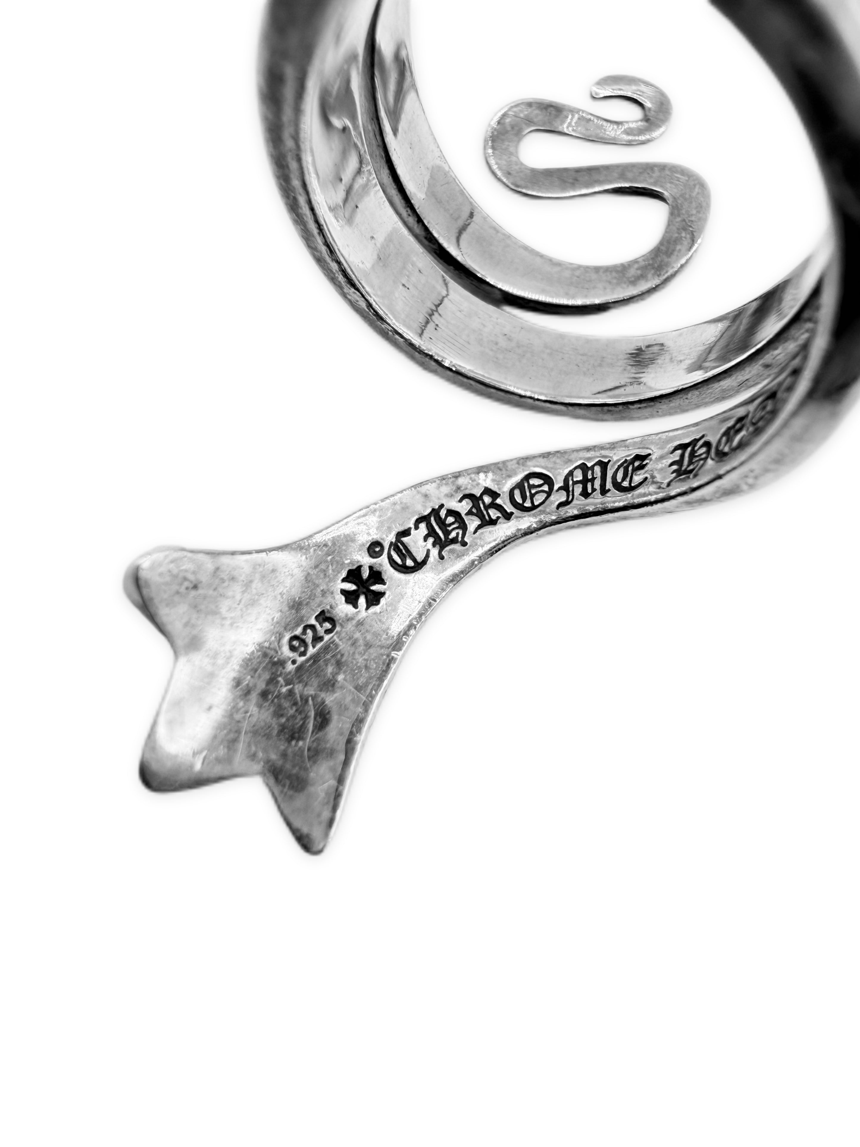 Chrome Hearts Snake Wrap Spiral .925 Silver Ring