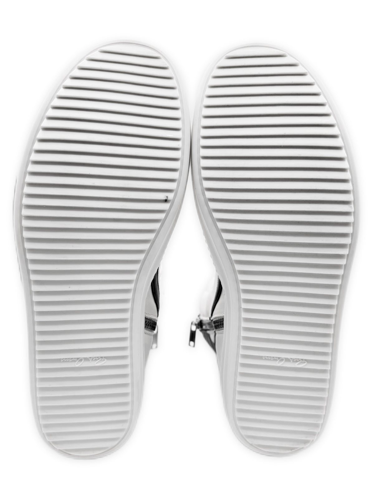 Rick Owens Geobasket White &amp; Black Leather Sneakers