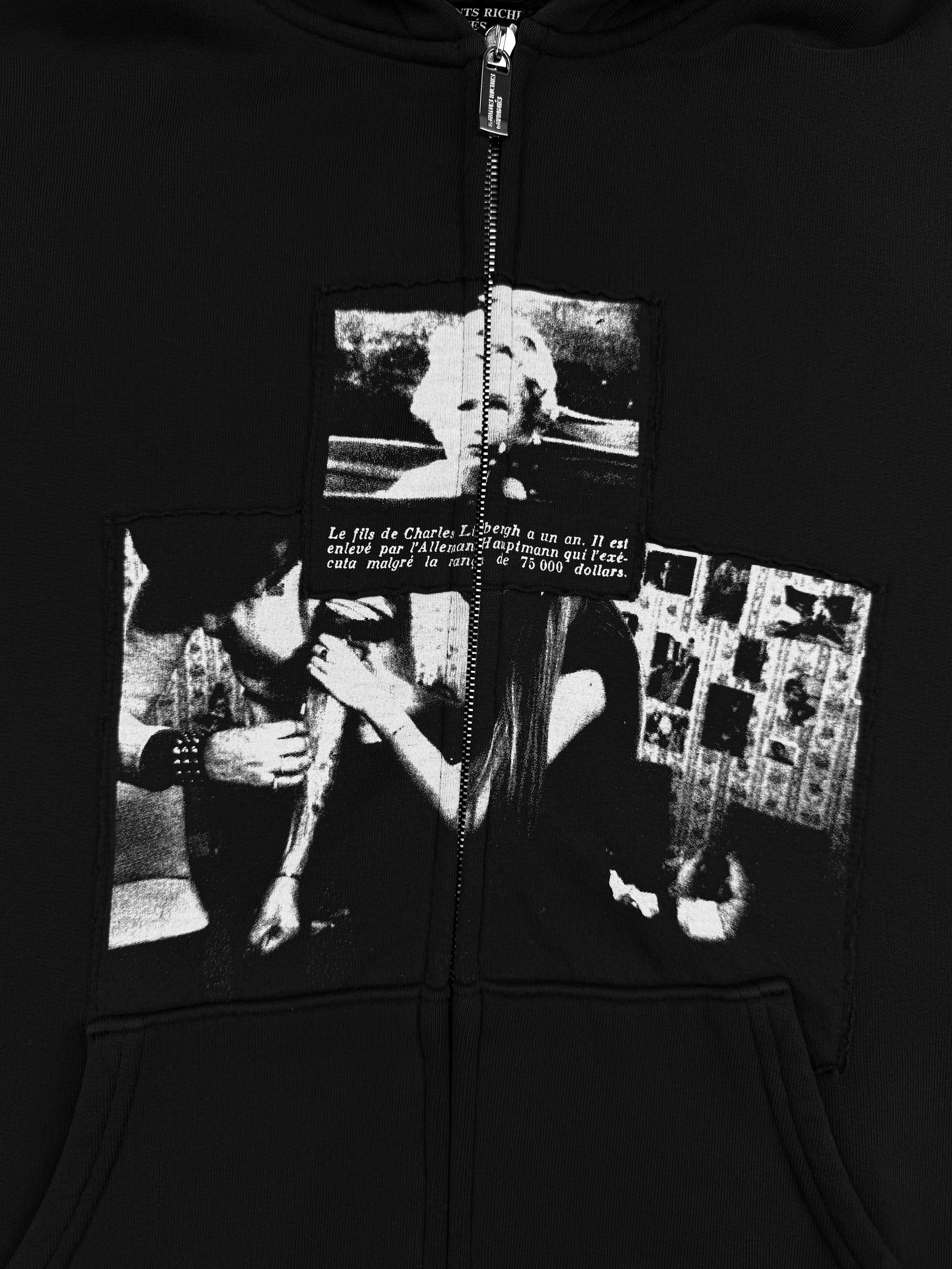 Enfants Riches Deprimes ‘4.5 Years War’ Maxfield Exclusive Zip Assemblage Hoodie