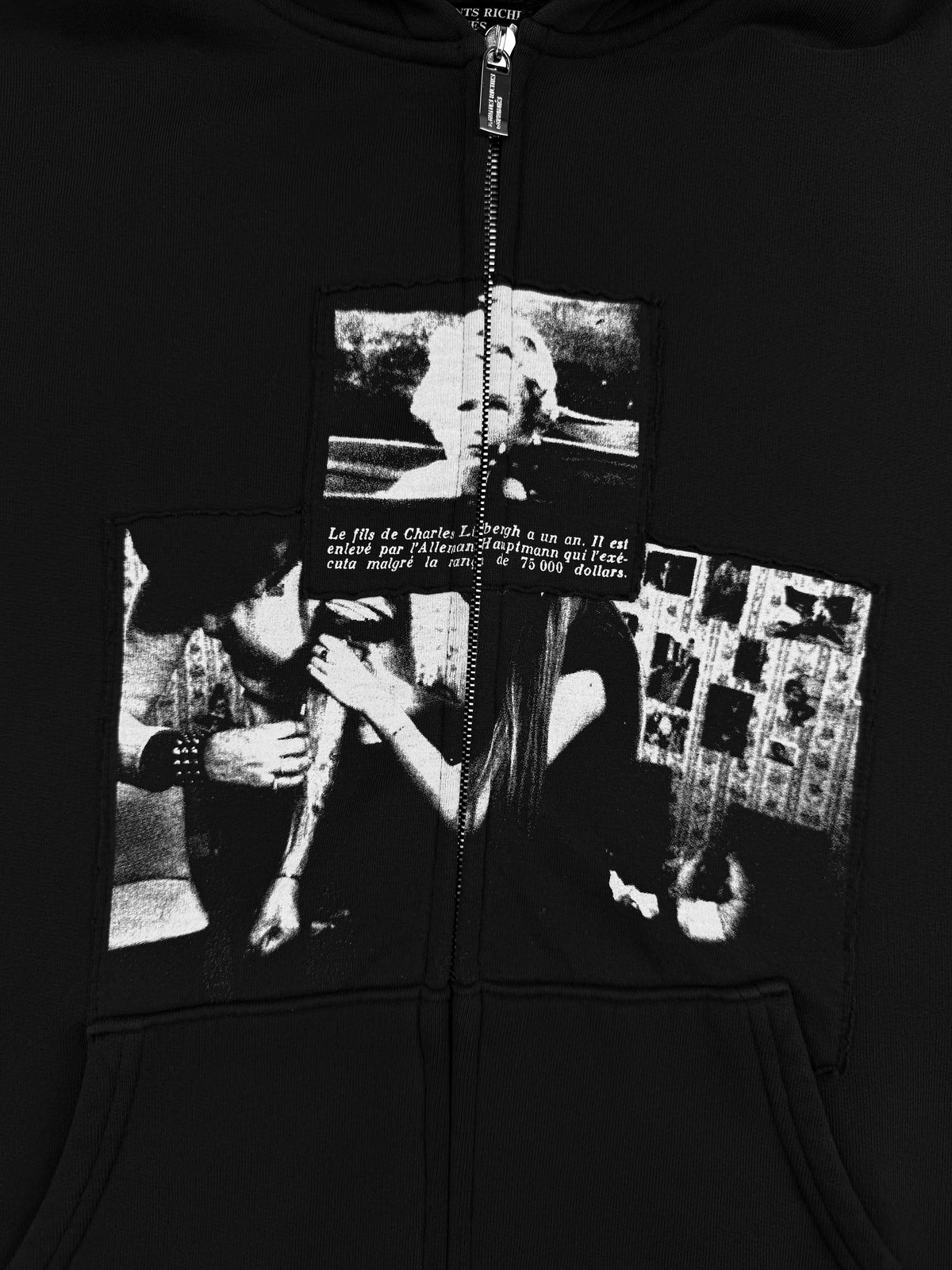Enfants Riches Deprimes ‘4.5 Years War’ Maxfield Exclusive Zip Assemblage Hoodie