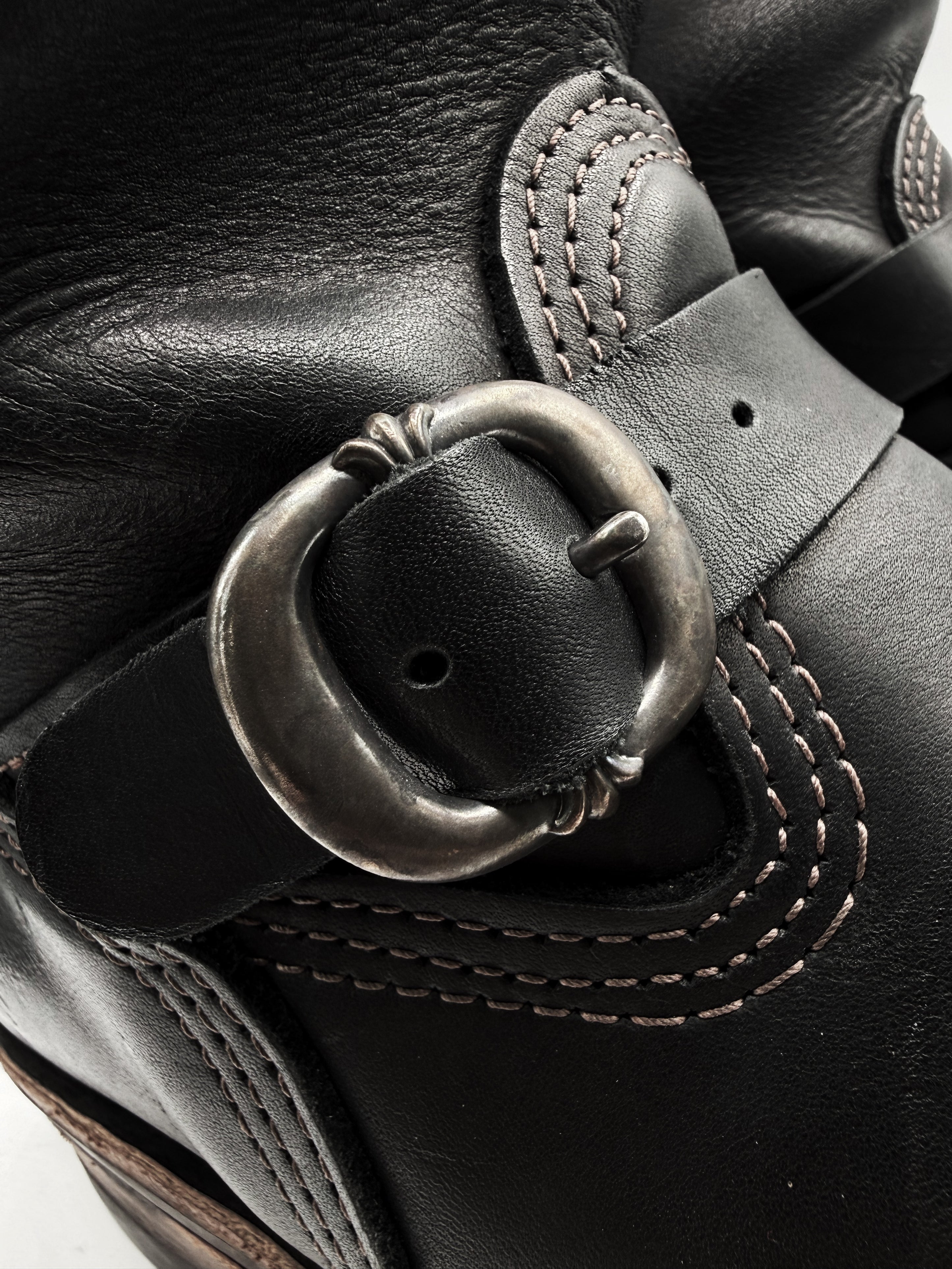 Chrome Hearts x Wesco Cross Pendant Gunslinger Engineer Boots