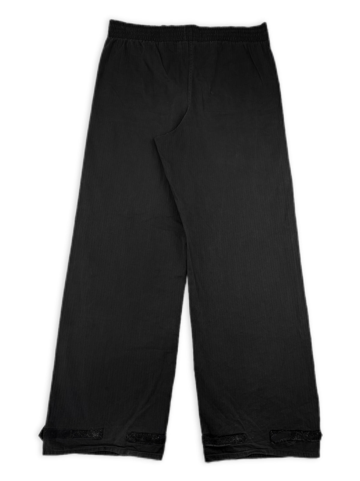 SS98 Raf Simons Wide Leg Elasticated Grey Velcro Pants