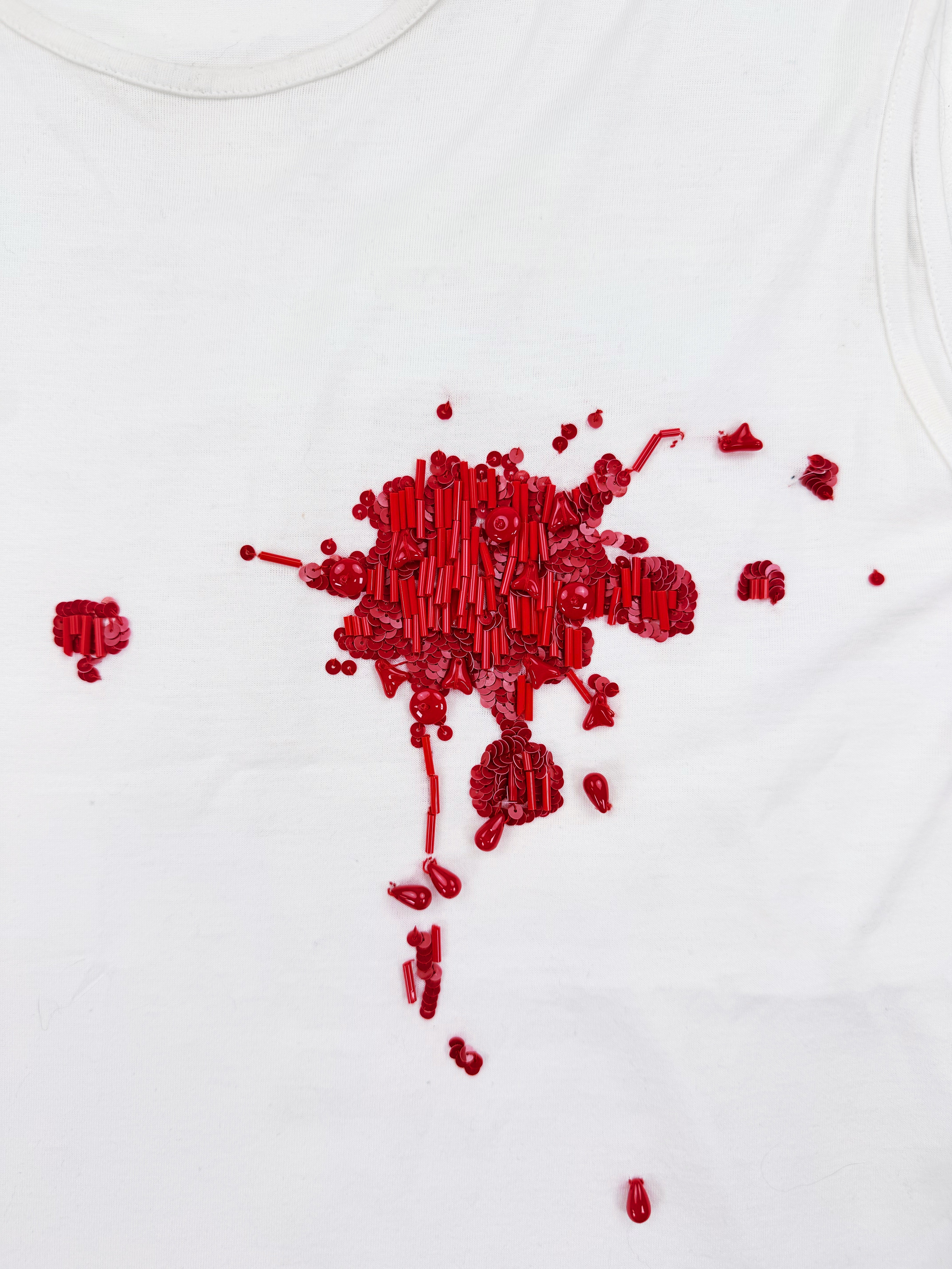 SS02 DIOR HOMME 'BLOOD WOUND' HEDI SLIMANE BOYS DON'T CRY WHITE