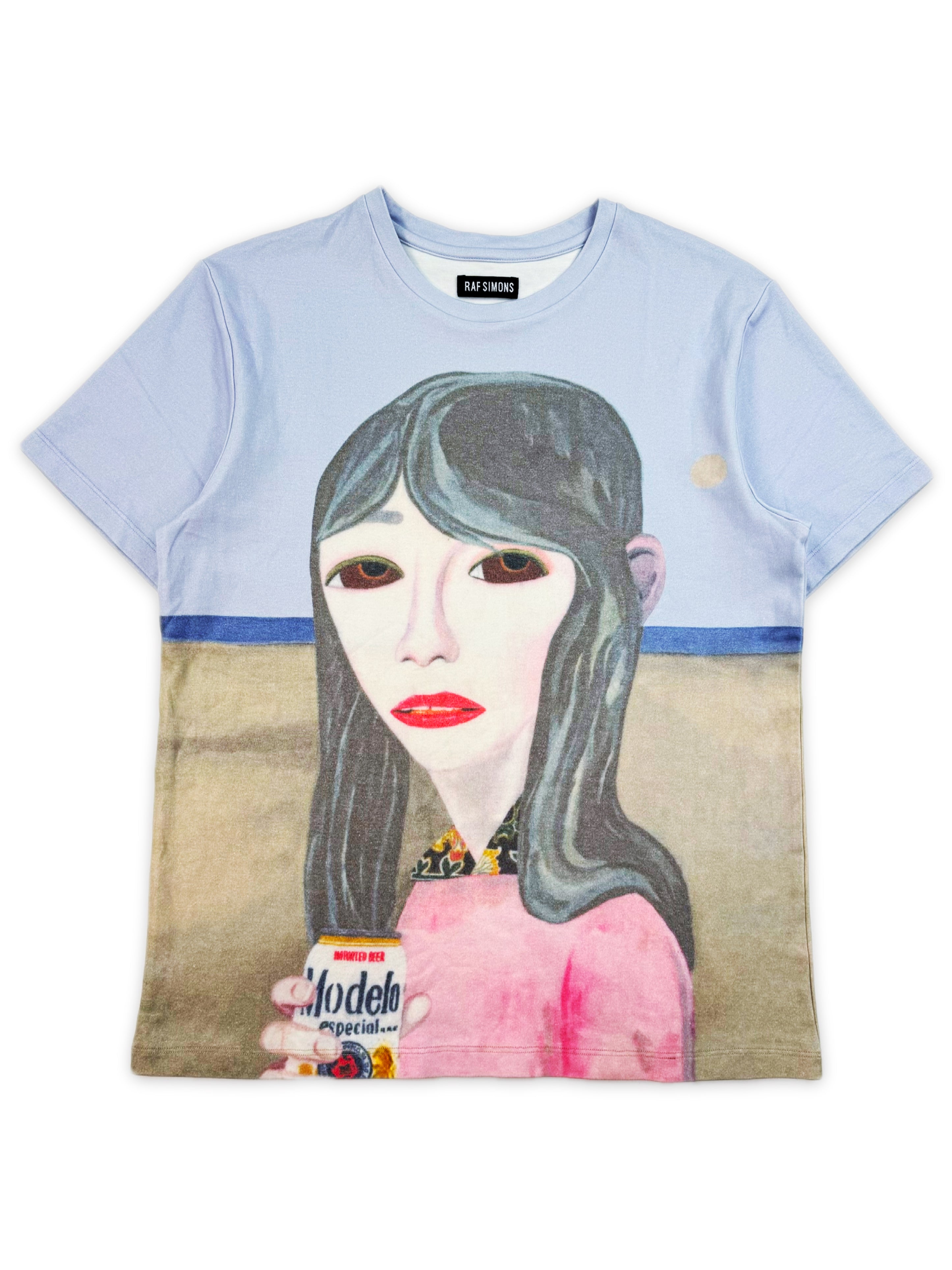 SS13 Raf Simons x Brian Calvin ‘Alta California’ Modelo Blue T-Shirt