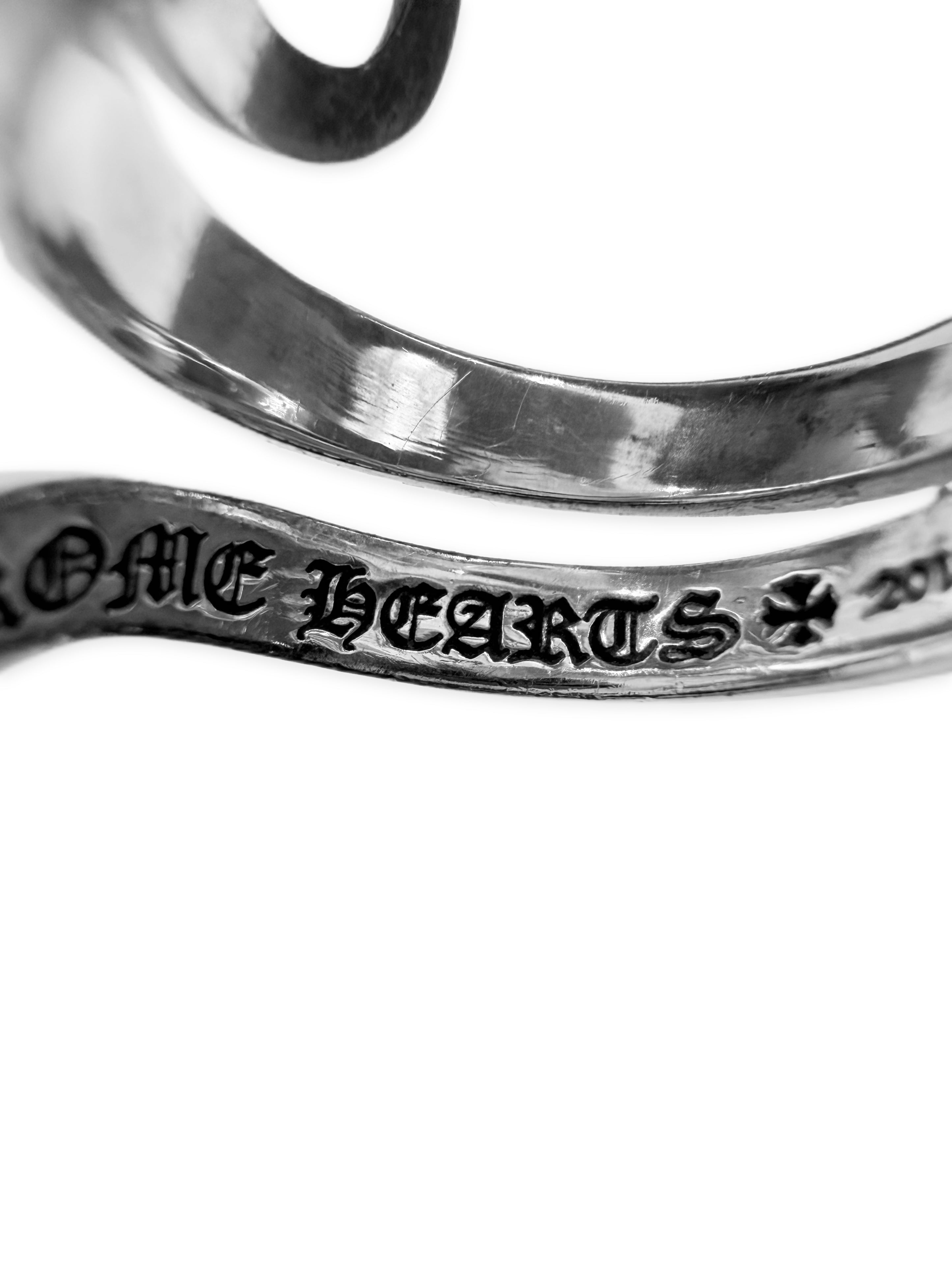Chrome Hearts Snake Wrap Spiral .925 Silver Ring