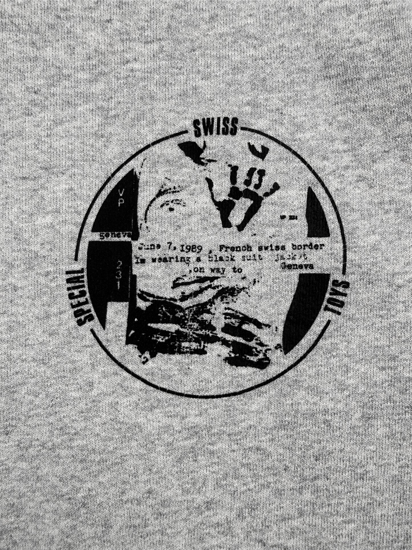 Enfants Riches Deprimes ‘Special Swiss Toys’ Distressed Grey Hoodie