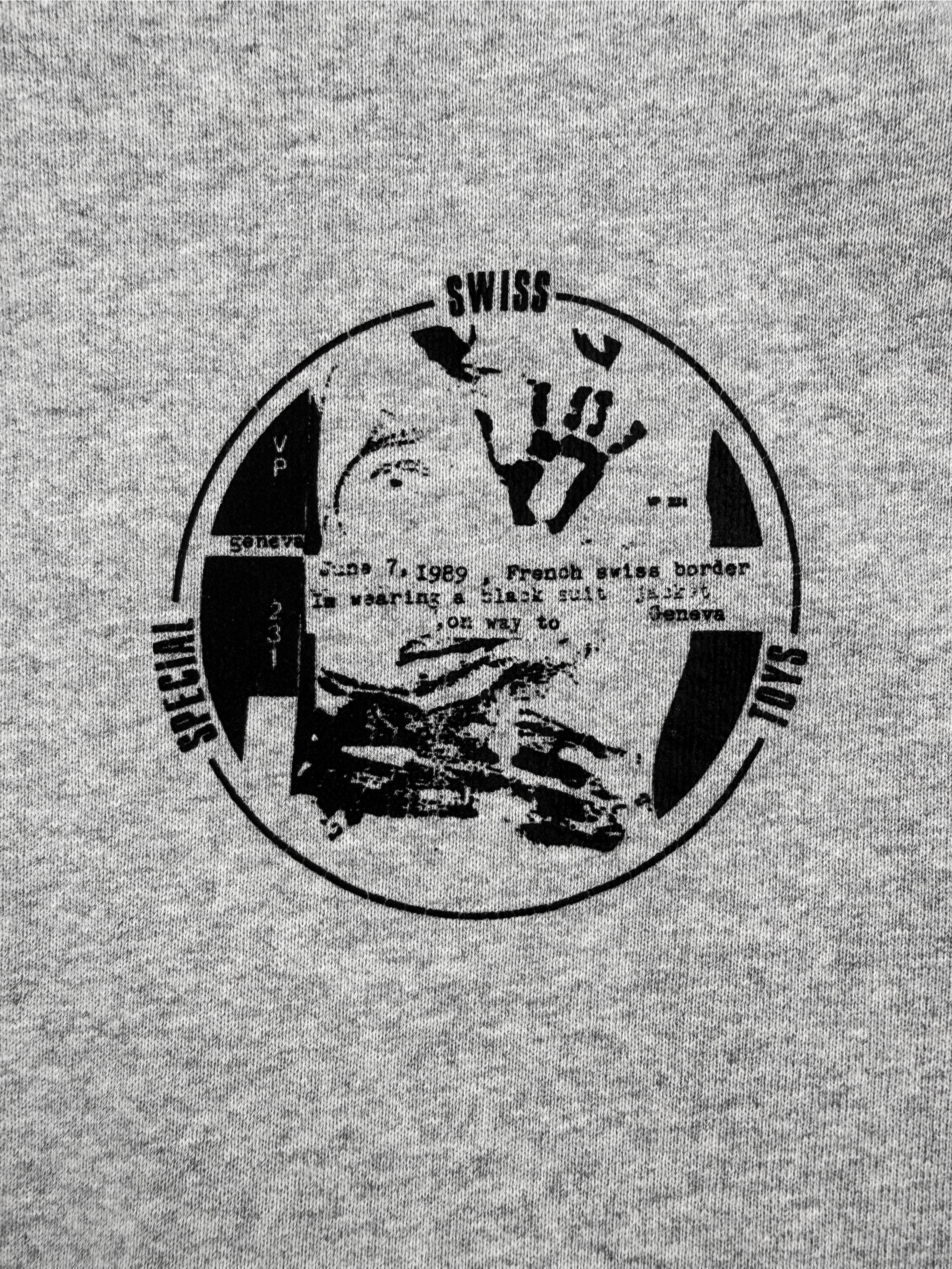 Enfants Riches Deprimes ‘Special Swiss Toys’ Distressed Grey Hoodie