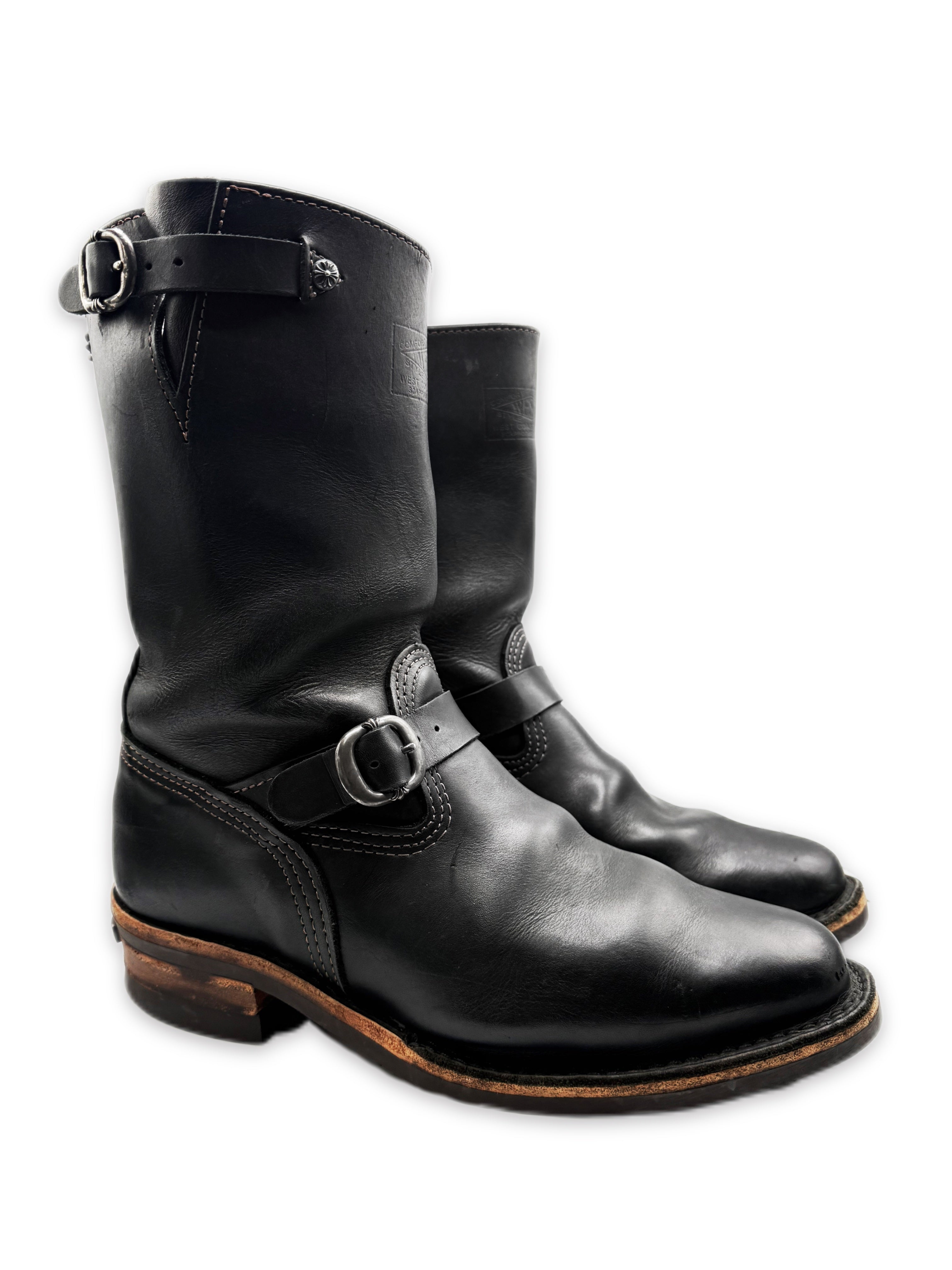 Chrome Hearts x Wesco Cross Pendant Gunslinger Engineer Boots