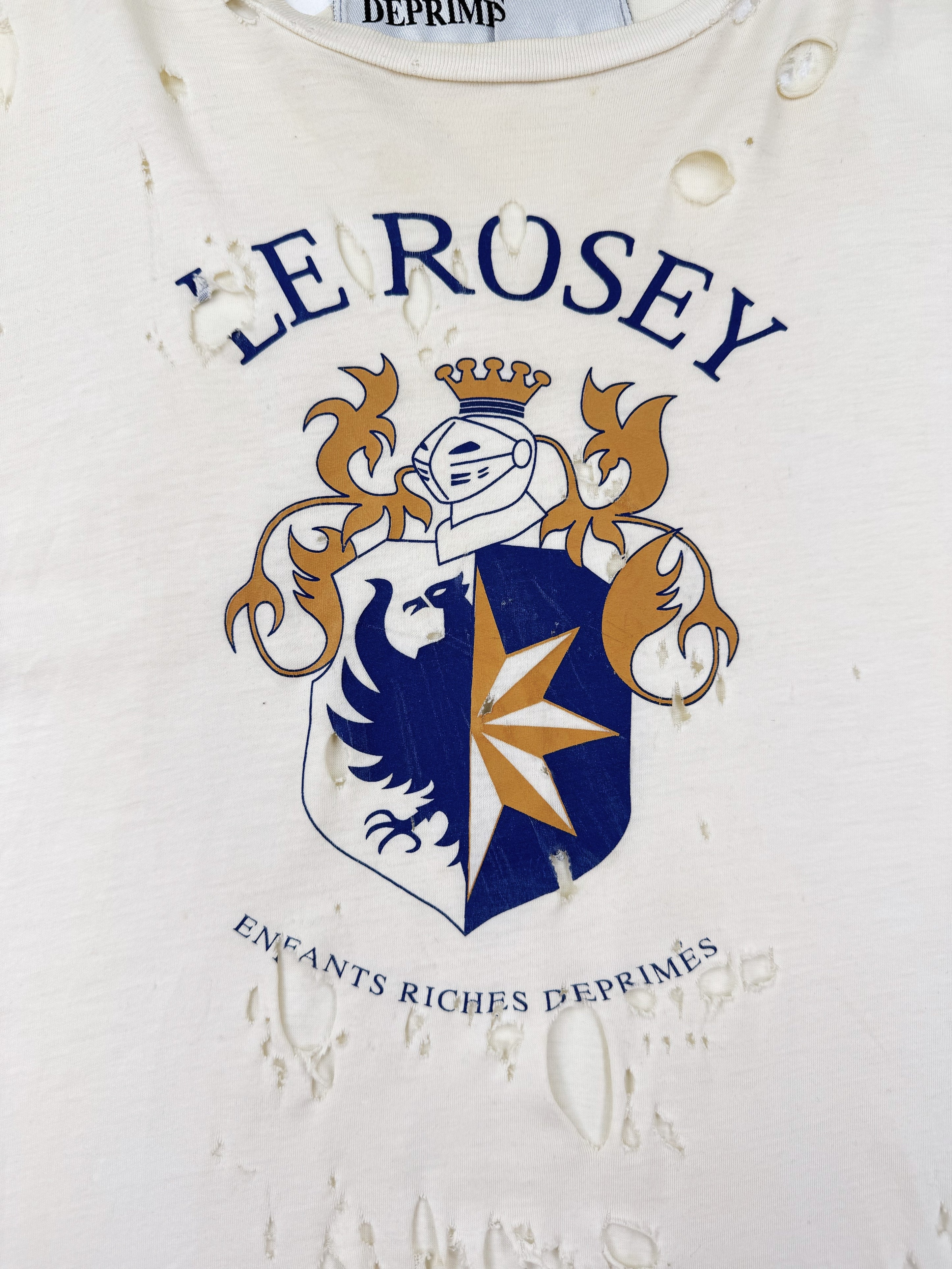 Enfants Riches Deprimes ‘Le Rosey’ OG Release Distressed T-Shirt