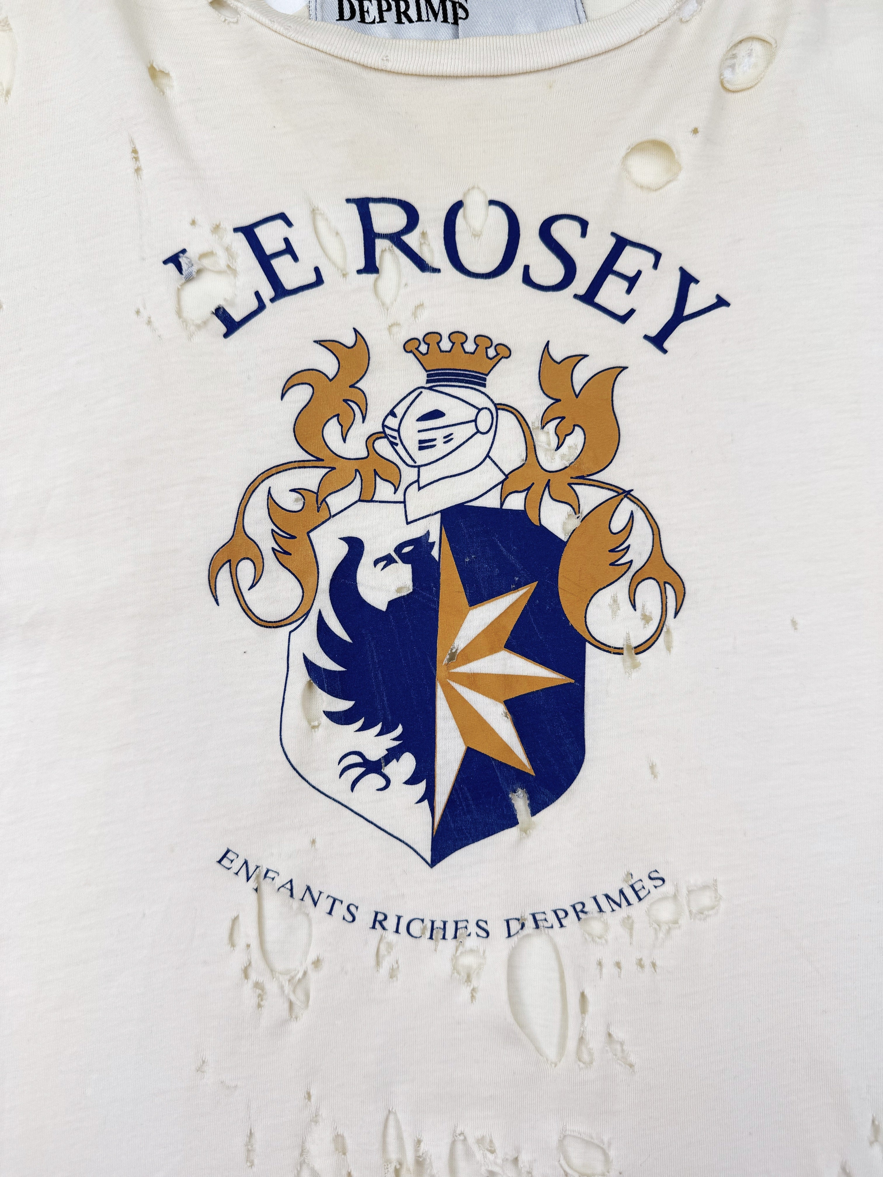 Enfants Riches Deprimes ‘Le Rosey’ OG Release Distressed T-Shirt