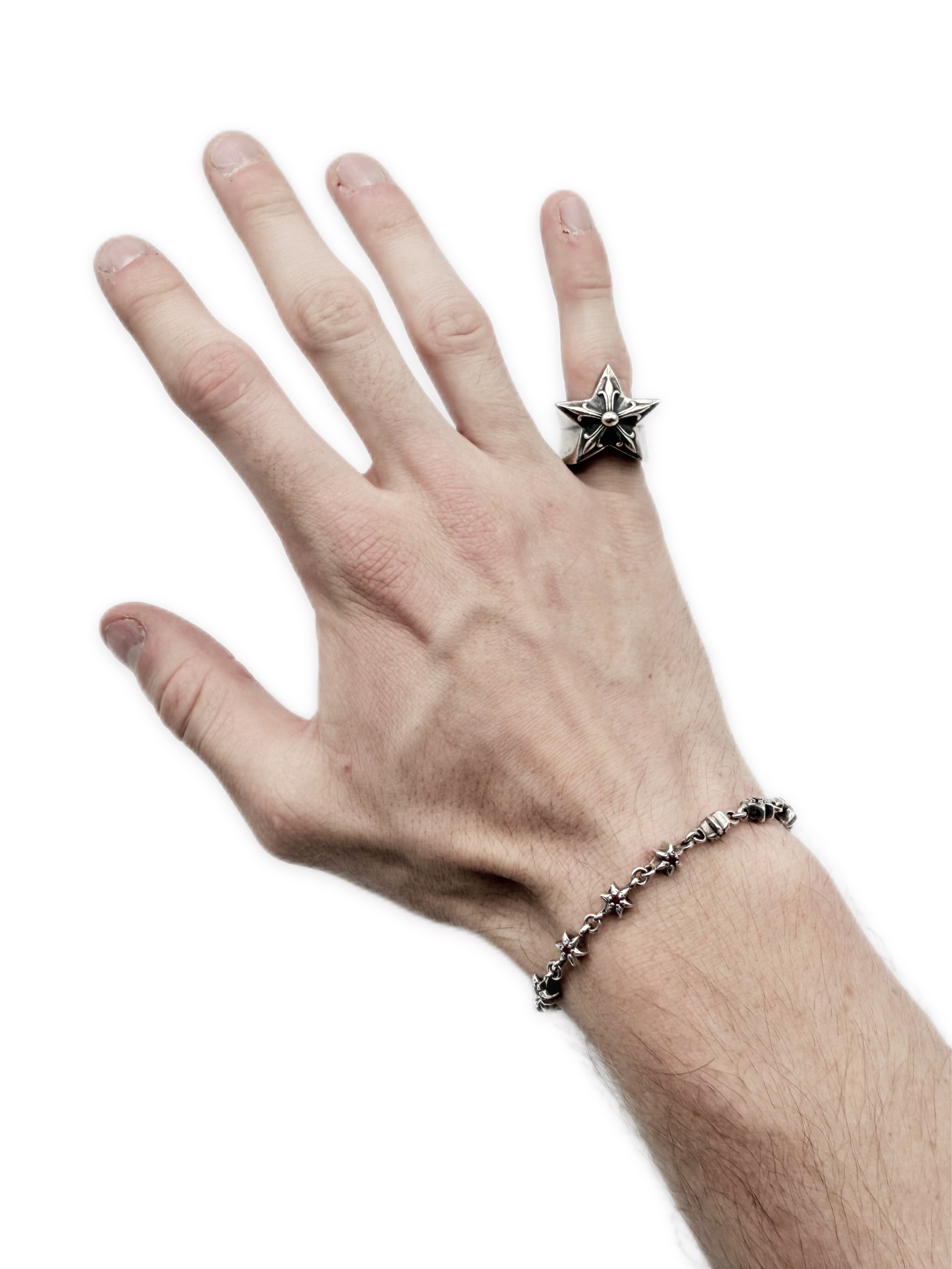 Chrome Hearts 5 Point Star .925 Silver Ring