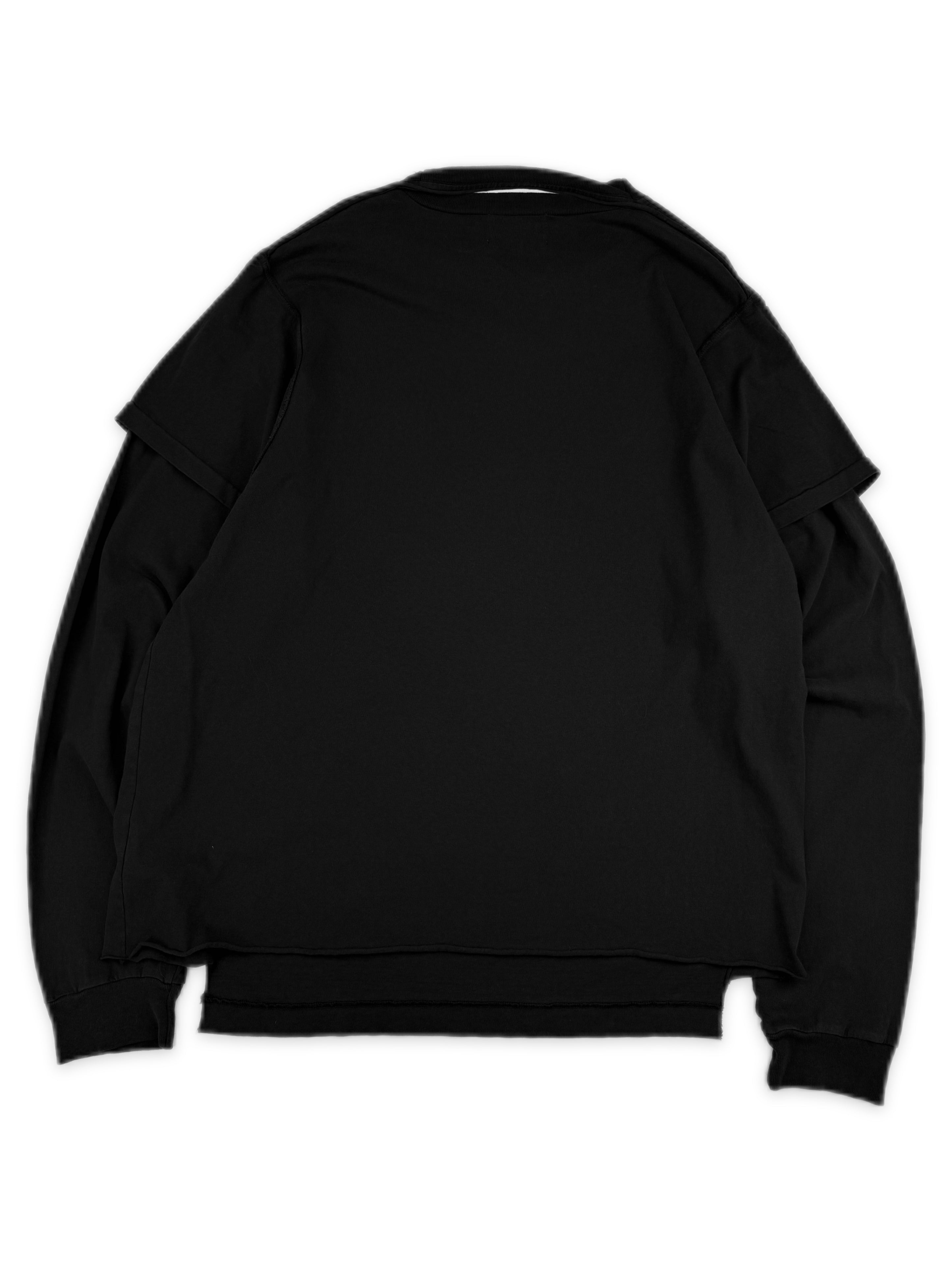 Enfants Riches Deprimes ‘Texas Pastor’ Black Layered Long Sleeve Shirt