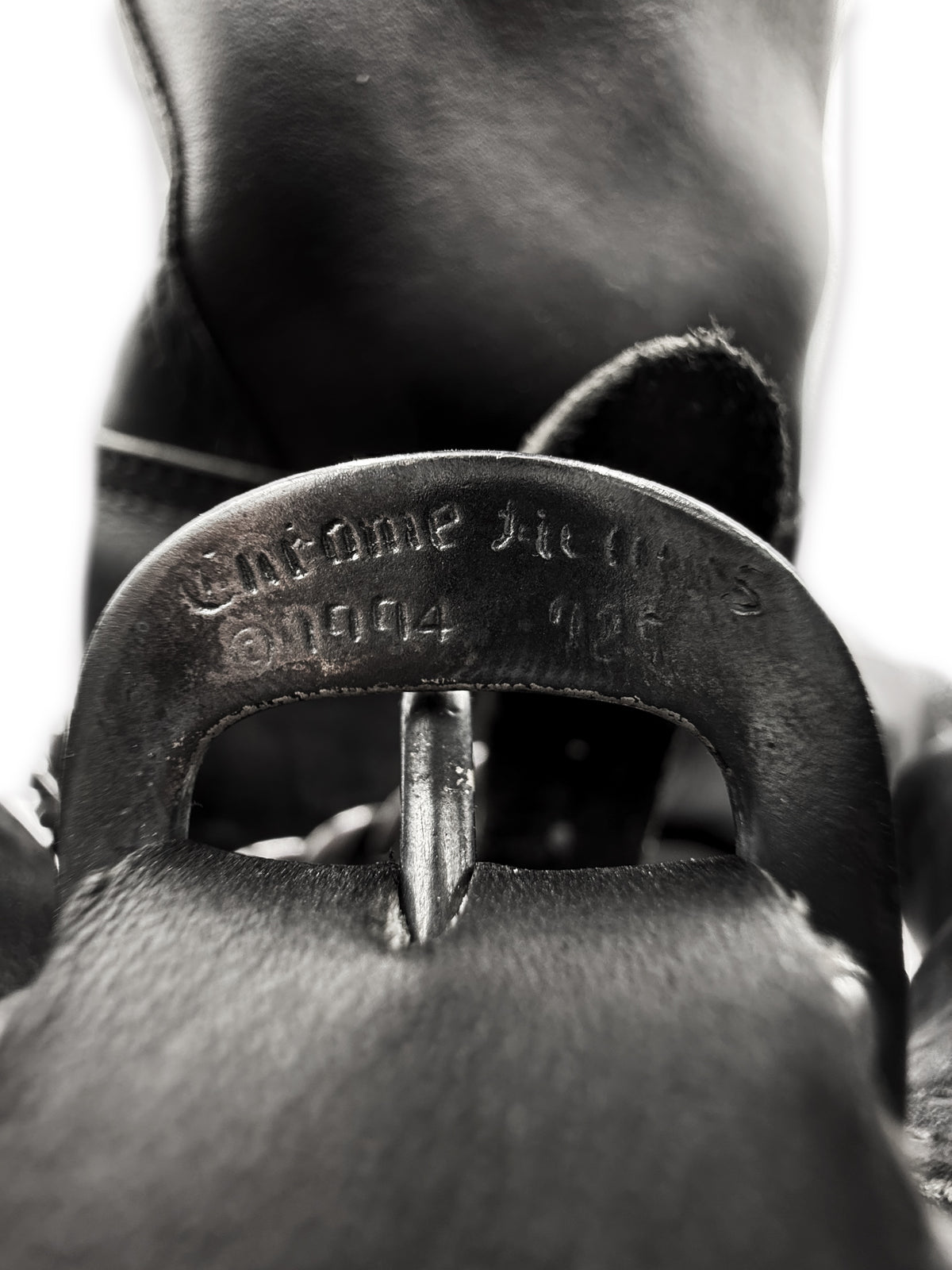 Chrome Hearts x Wesco Cuban Heel Cross Pendant Engineer Leather Boots