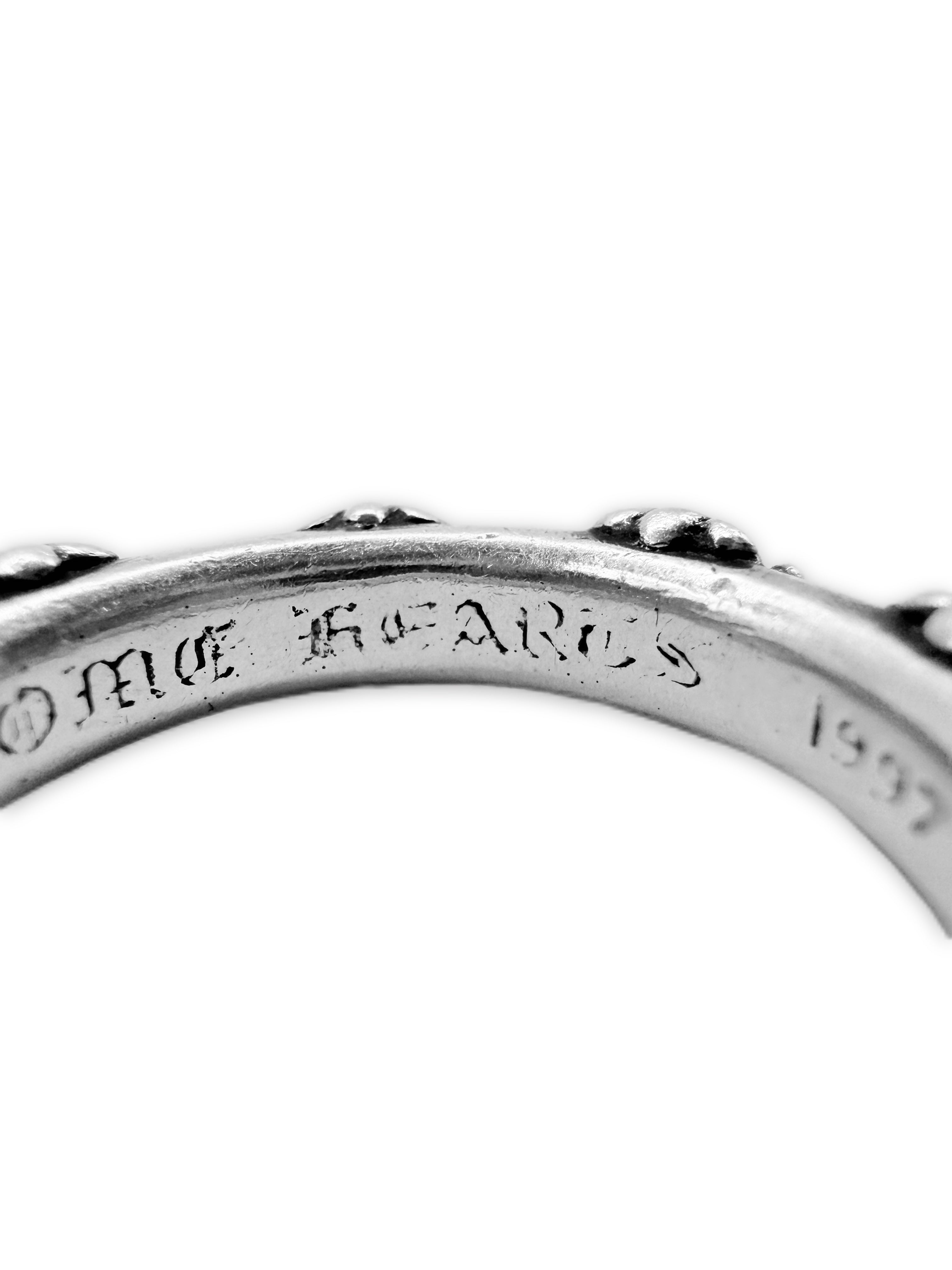 Chrome Hearts Cross Band .925 Silver Ring