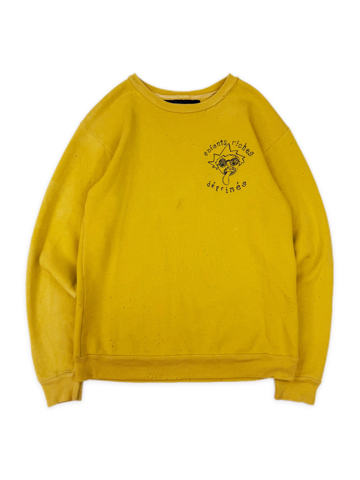 2013 Enfants Riches Deprimes OG Chessboard Yellow Heavy Weight Crewneck