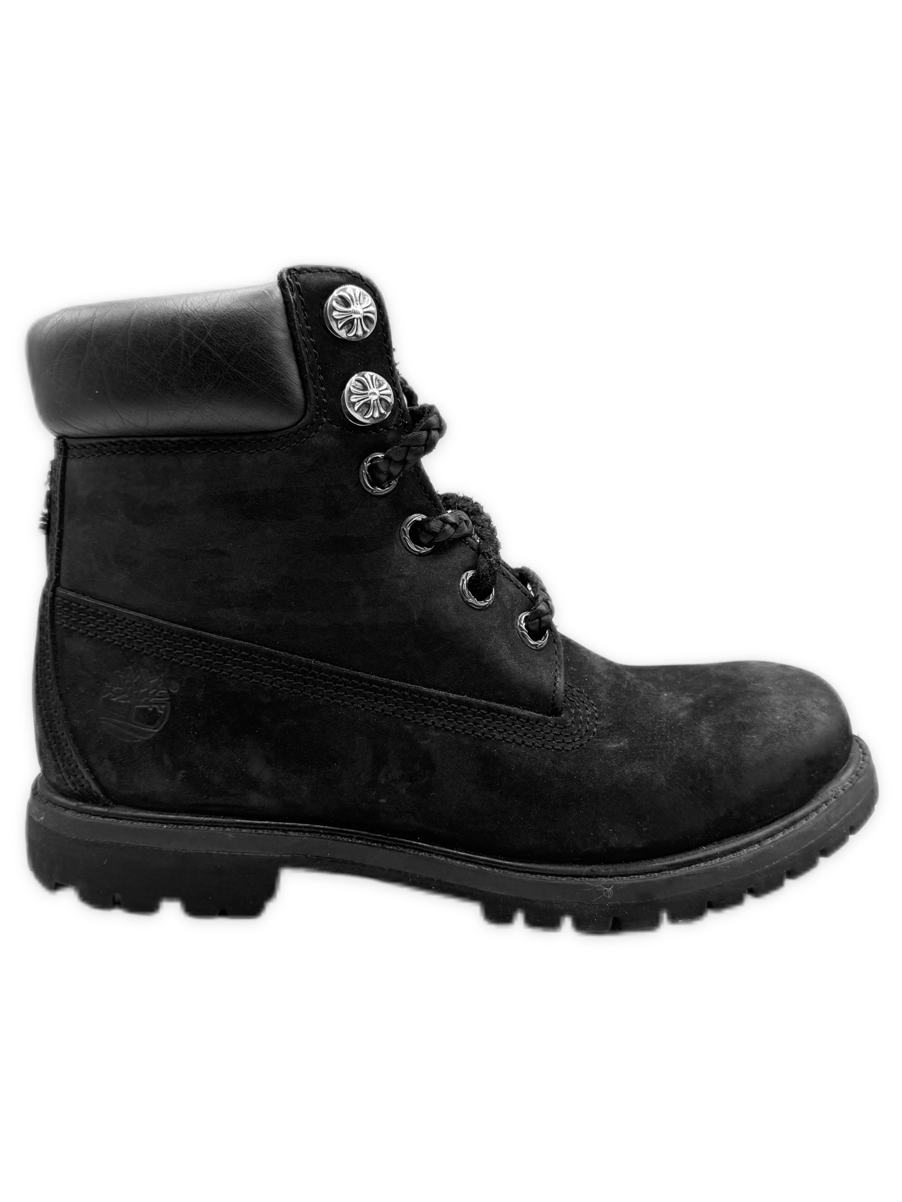Chrome Hearts x Timberland Dagger Pendant .925 Silver Black Boots