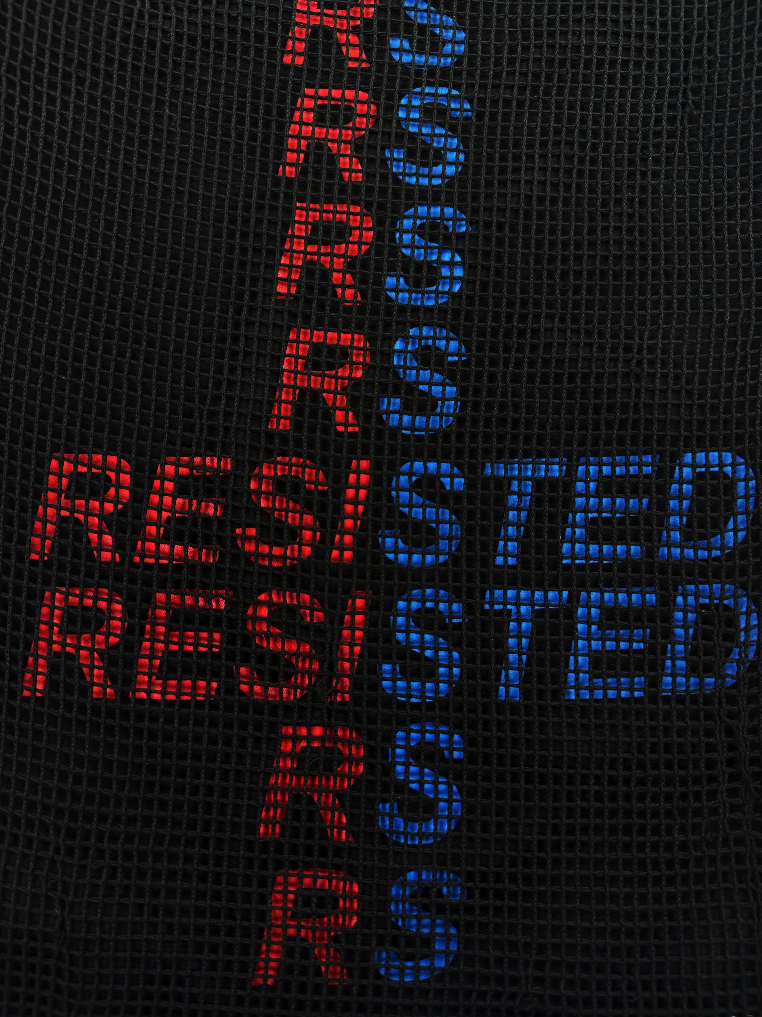 SS03 Raf Simons ‘Resisted’ Consumed Mesh Layered Tote Bag