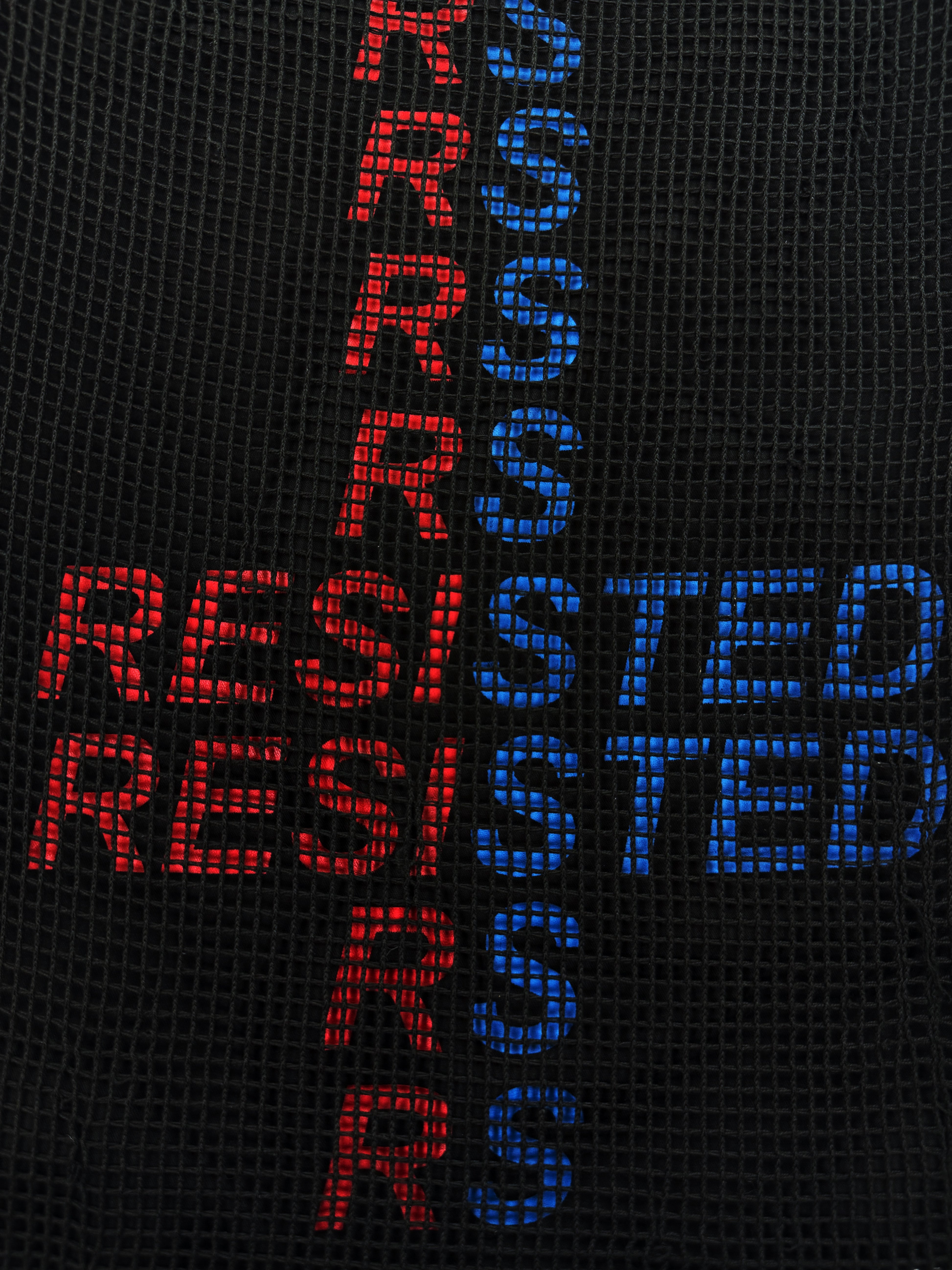 SS03 Raf Simons ‘Resisted’ Consumed Mesh Layered Tote Bag
