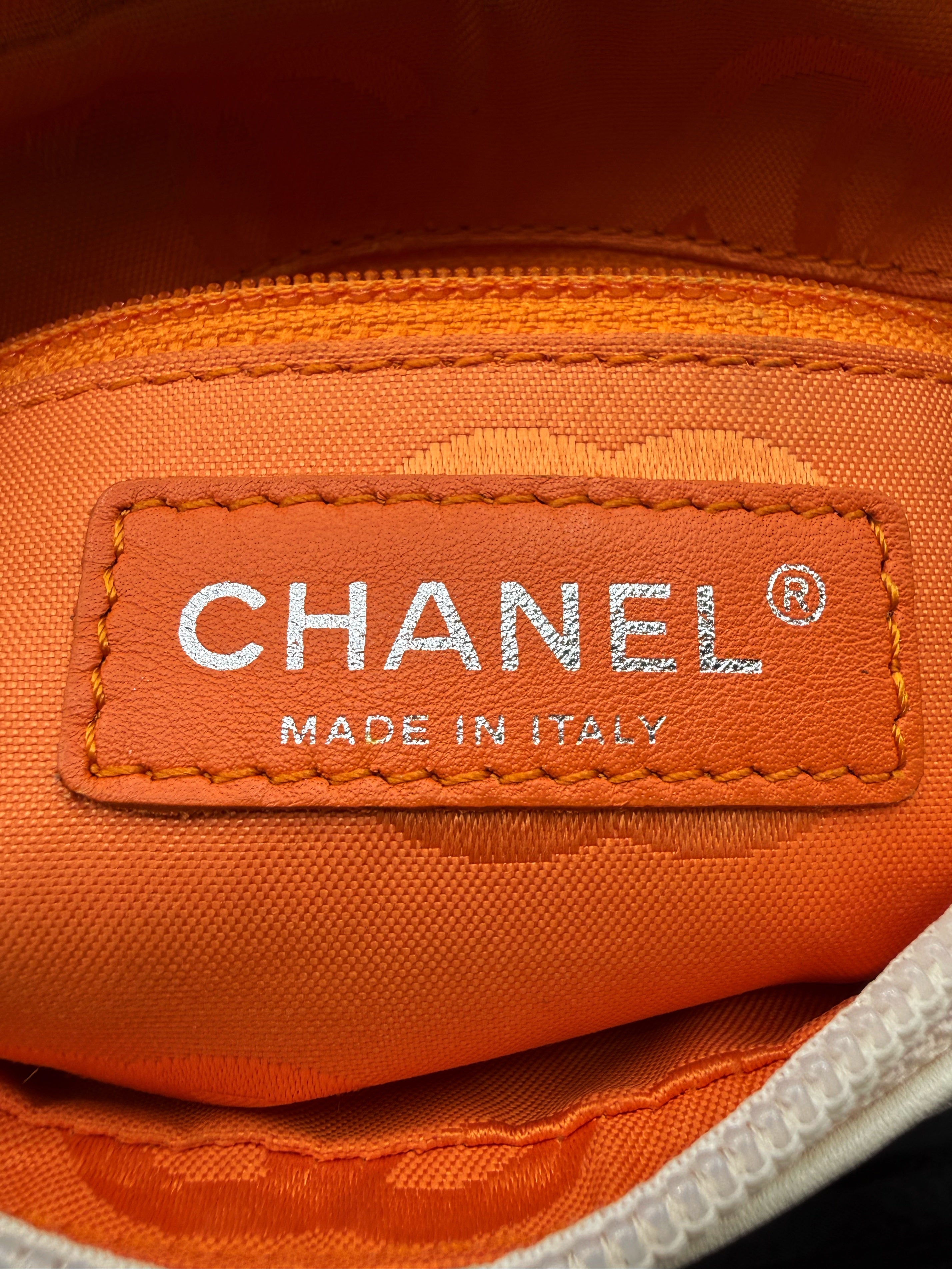 Chanel Python Leather CC Cambon Pochette Mini Bag