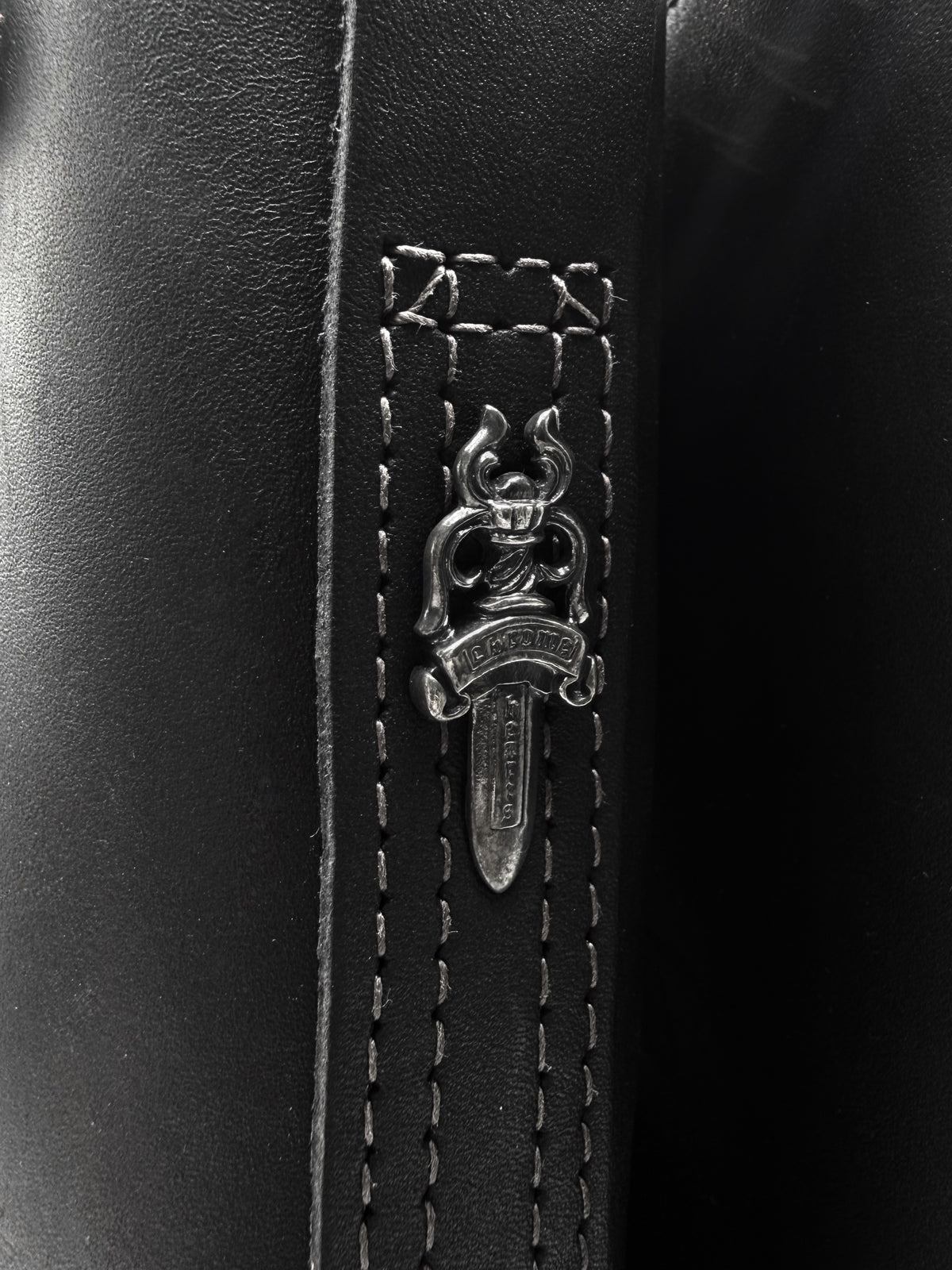 Chrome Hearts x Wesco Engineer Dagger Gunslinger Leather Boots