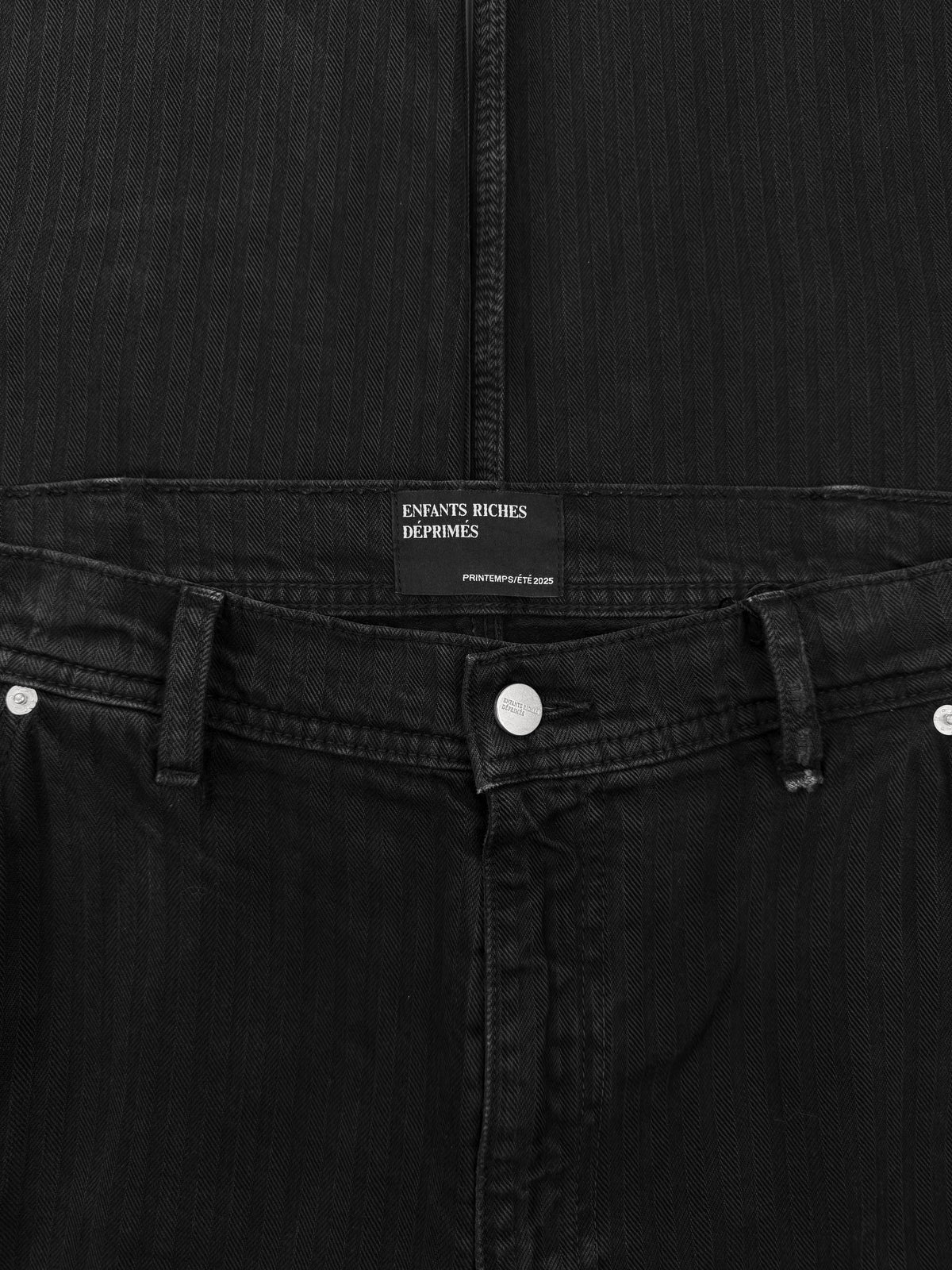 SS25 Enfants Riches Deprimes Pinstripe Double Knee Carpenter Pants