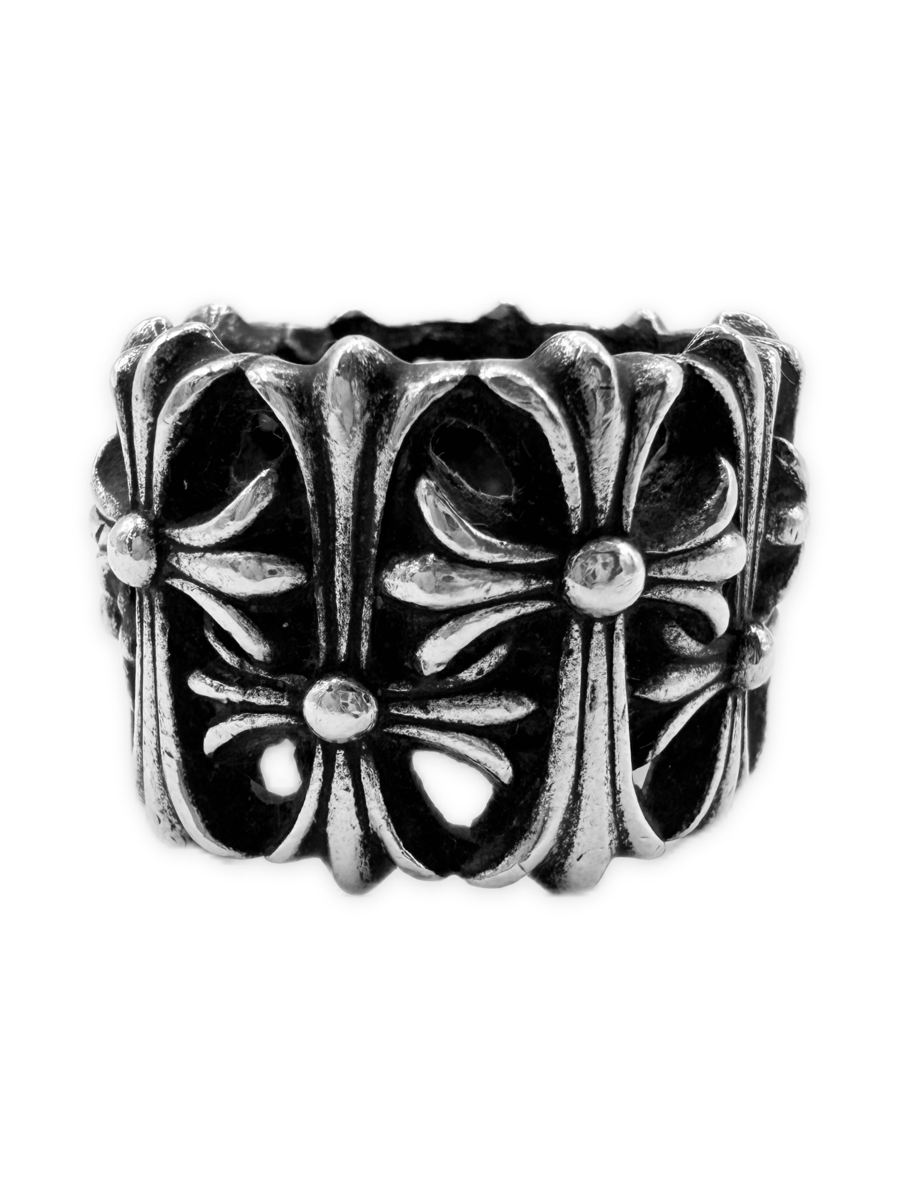 Chrome Hearts Cemetery Cross .925 Silver Ring