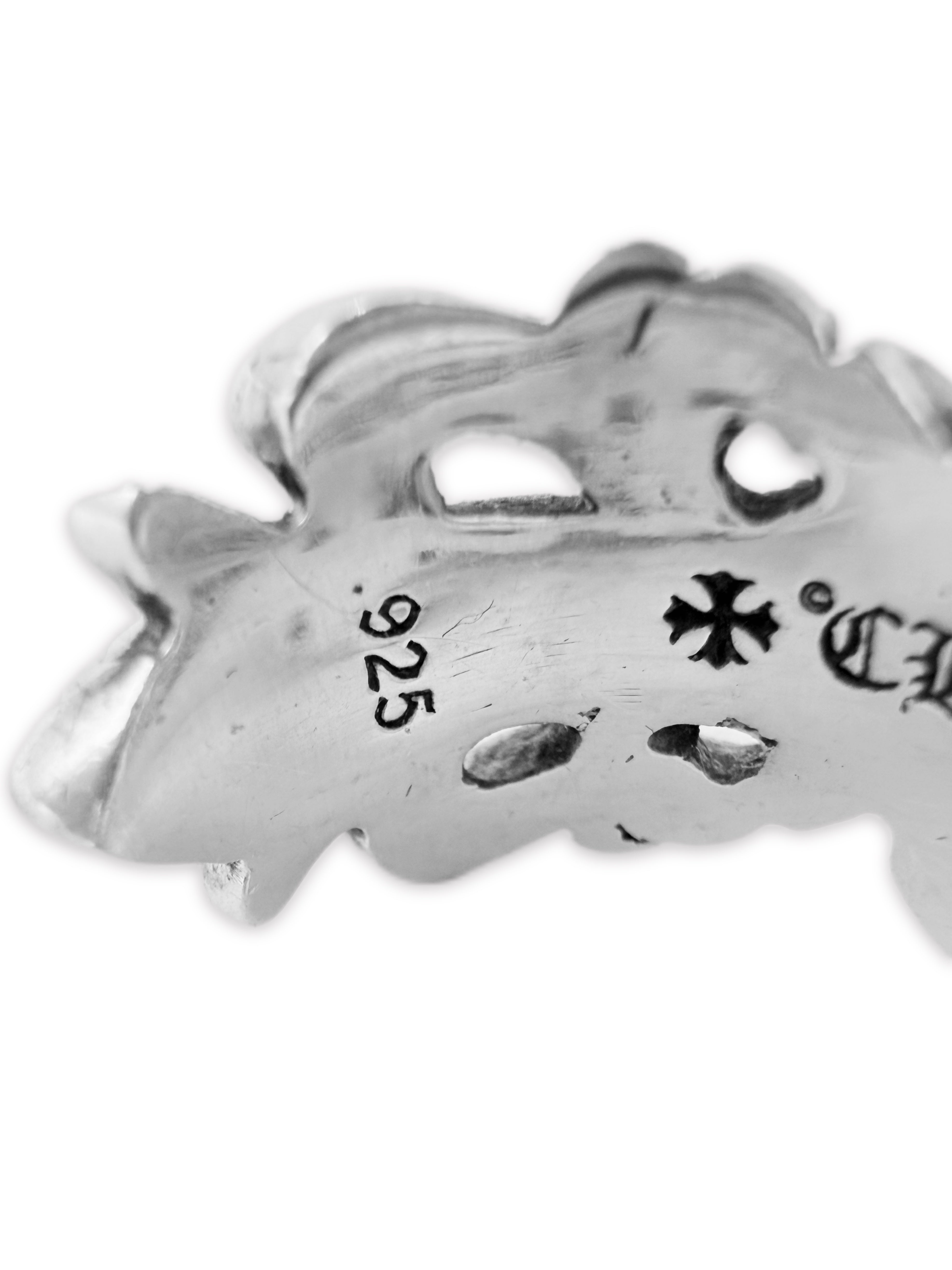Chrome Hearts Double Floral .925 Silver Ring