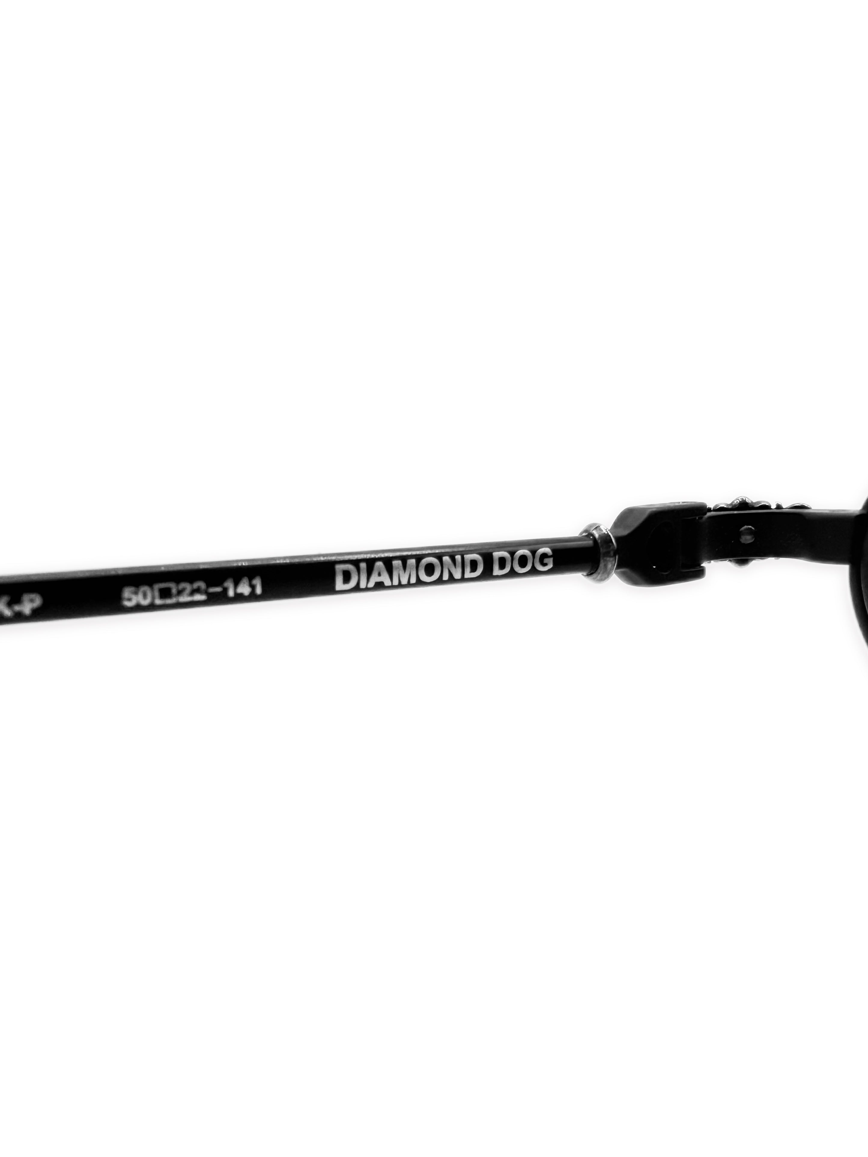 Chrome Hearts Diamond Dog Purple Tint Sunglasses