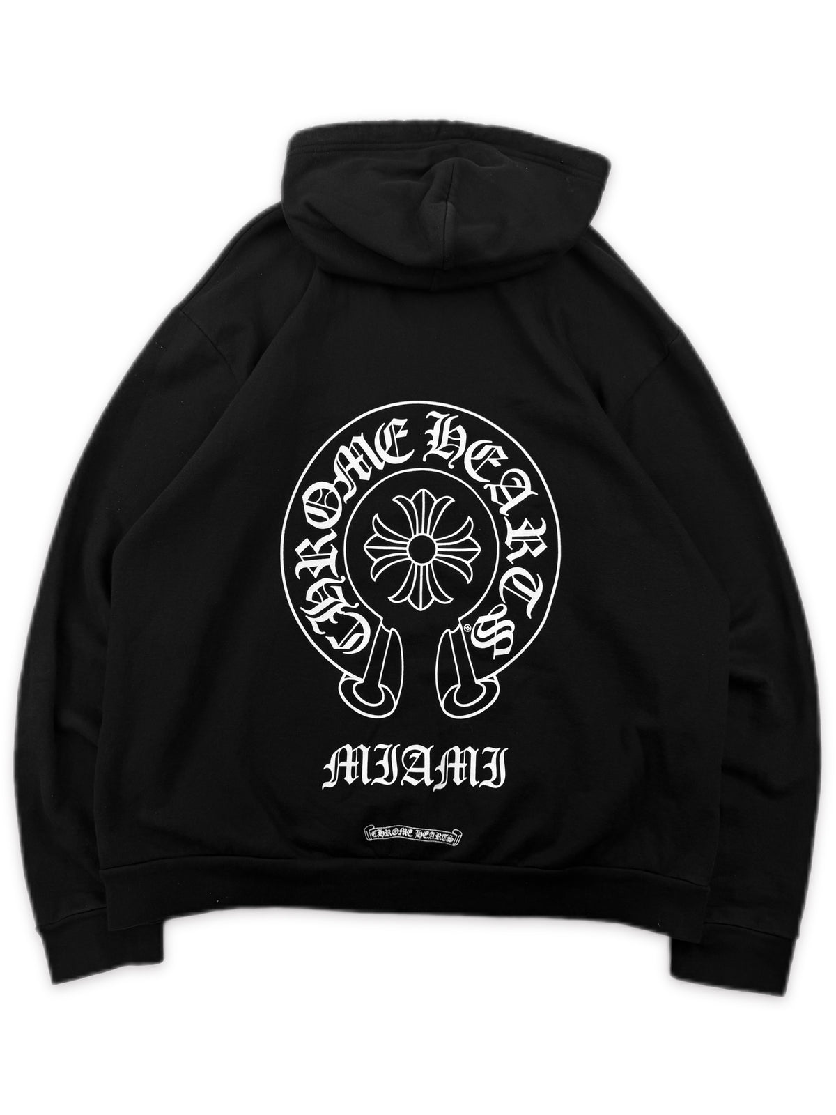 Chrome Hearts Miami Exclusive Horseshoe Logo Black Hoodie
