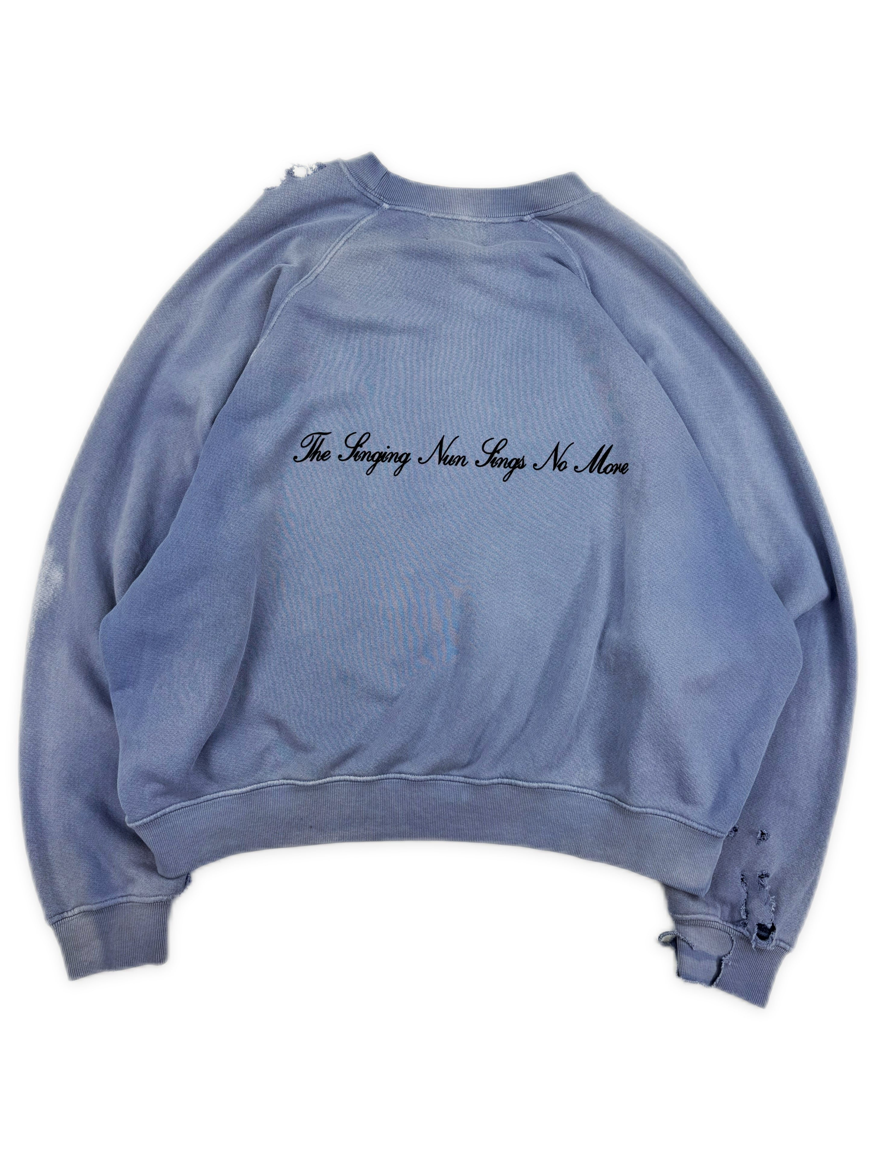 Enfants Riches Deprimes ‘Singing Nun’ Blue Graphic Crewneck