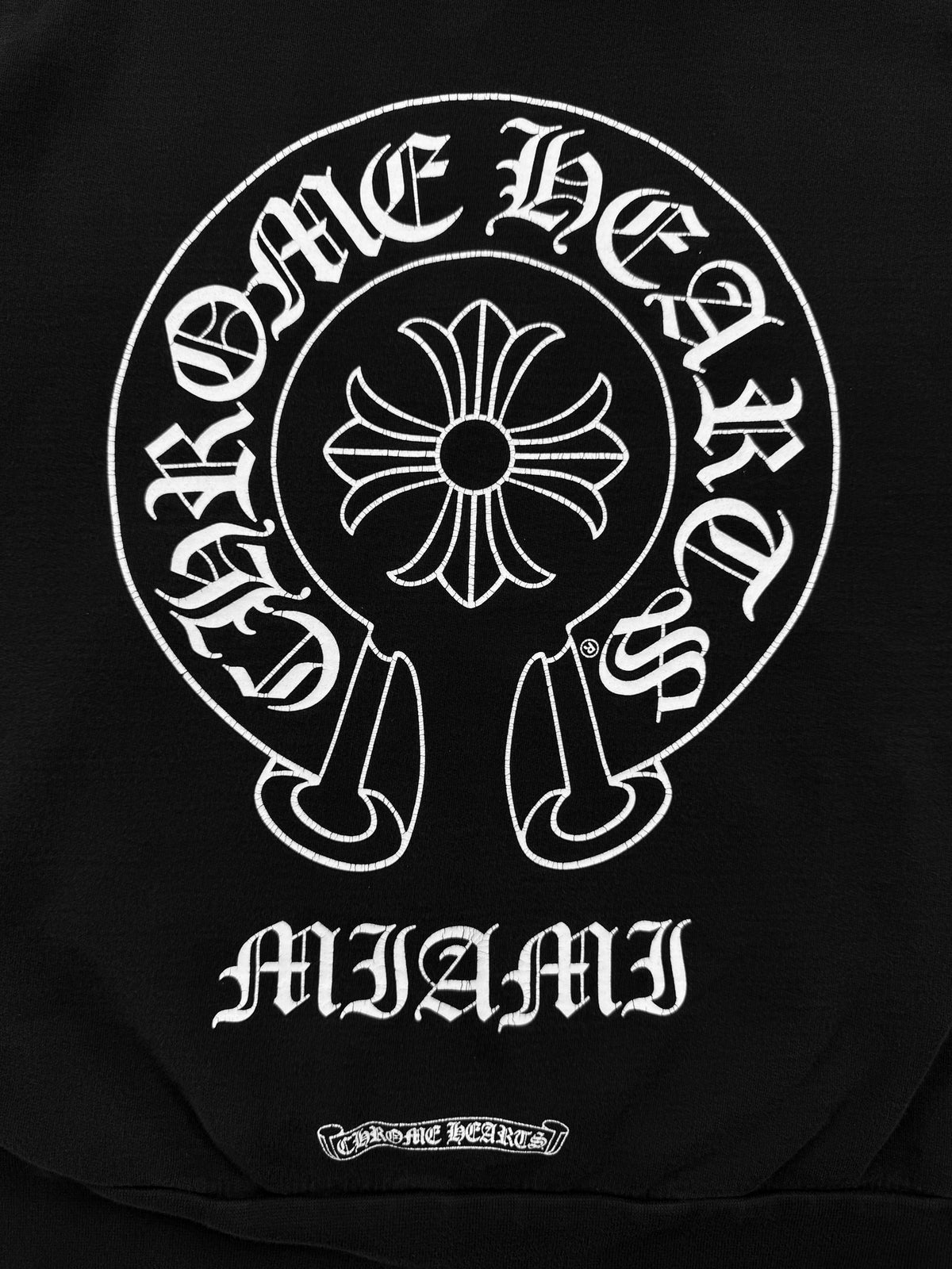 Chrome Hearts Miami Exclusive Horseshoe Black Hoodie