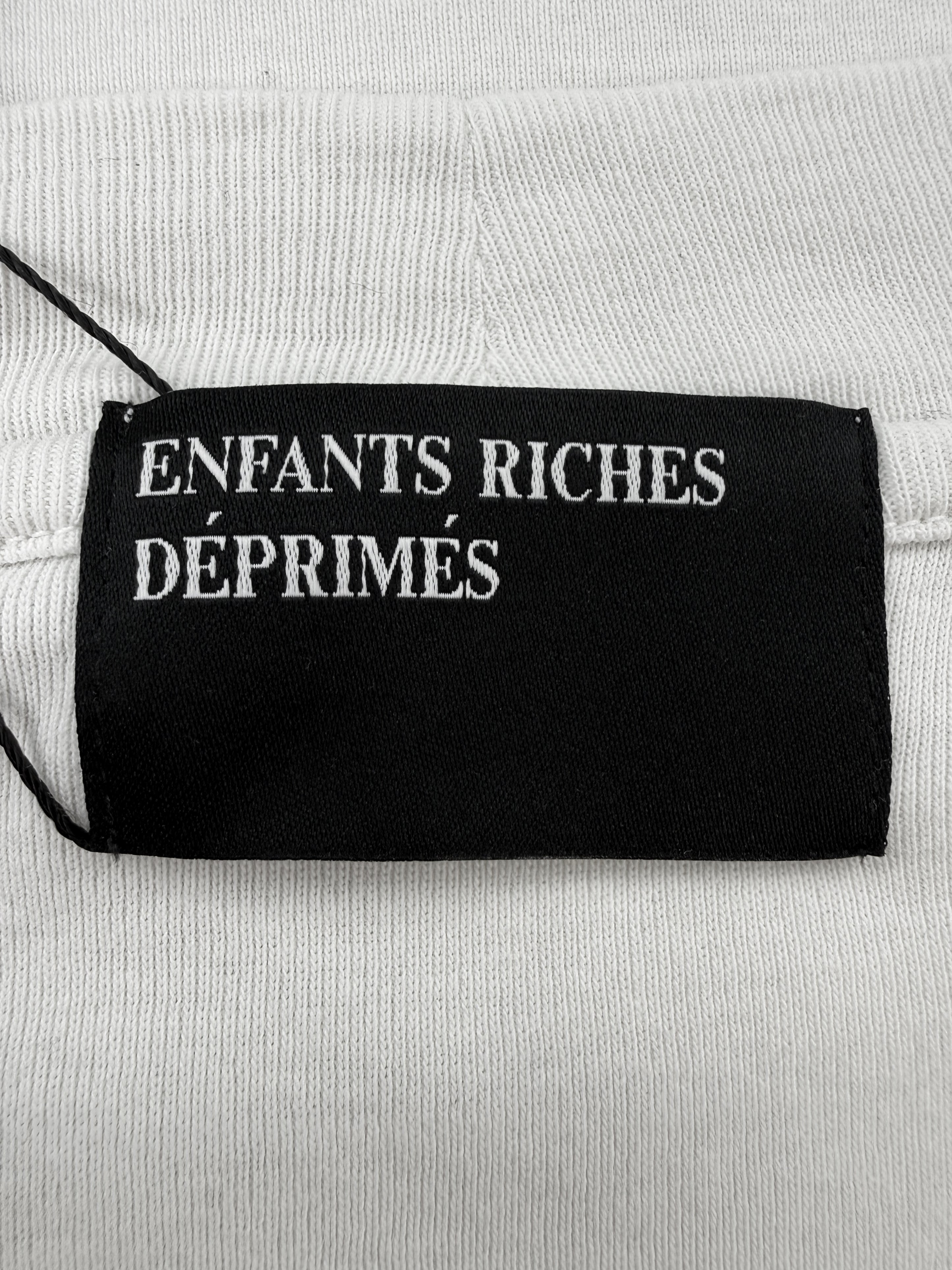 Enfants Riches Deprimes ‘Erotica’ White Ribbed T-Shirt