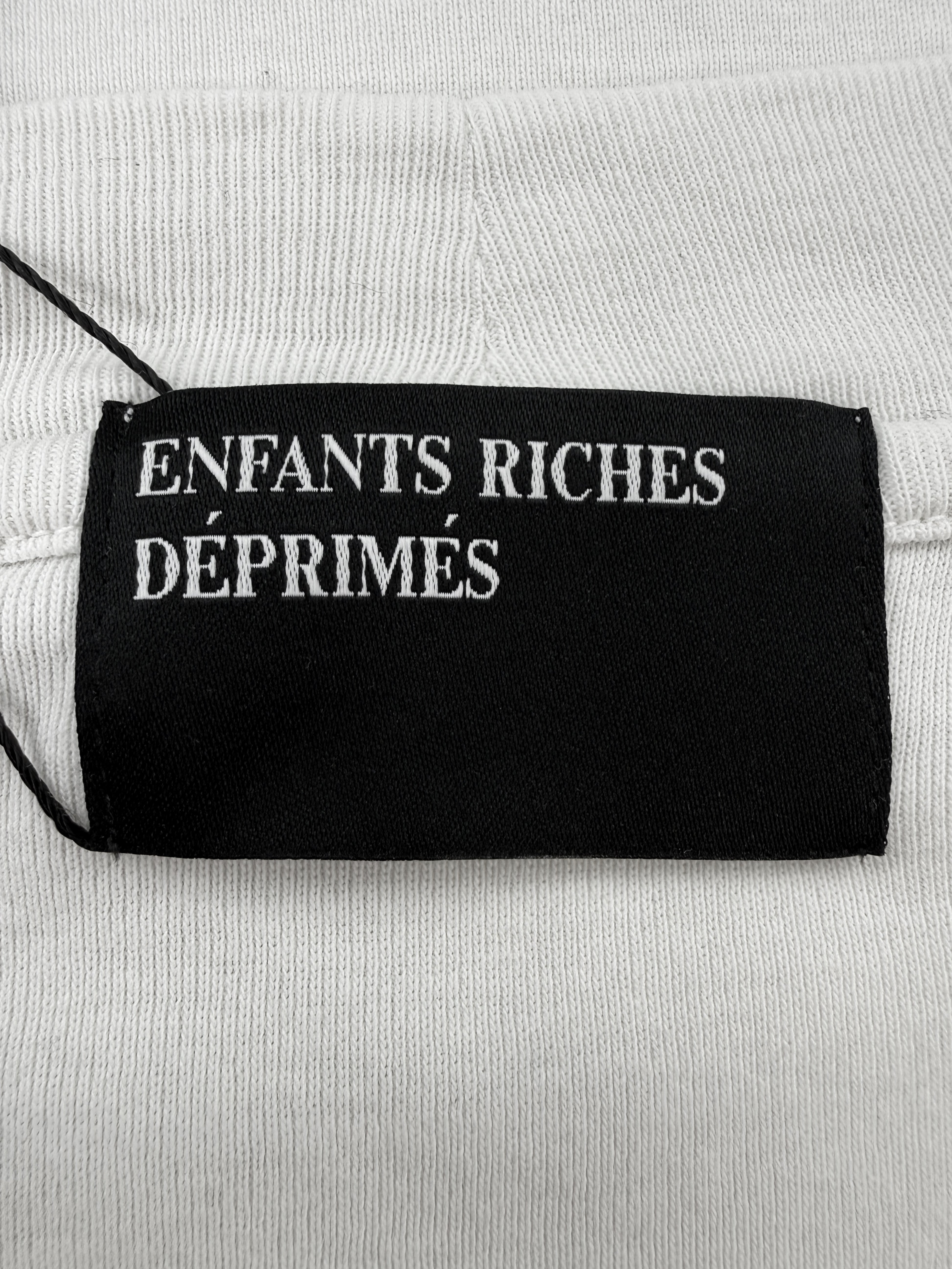 Enfants Riches Deprimes ‘Erotica’ White Ribbed T-Shirt