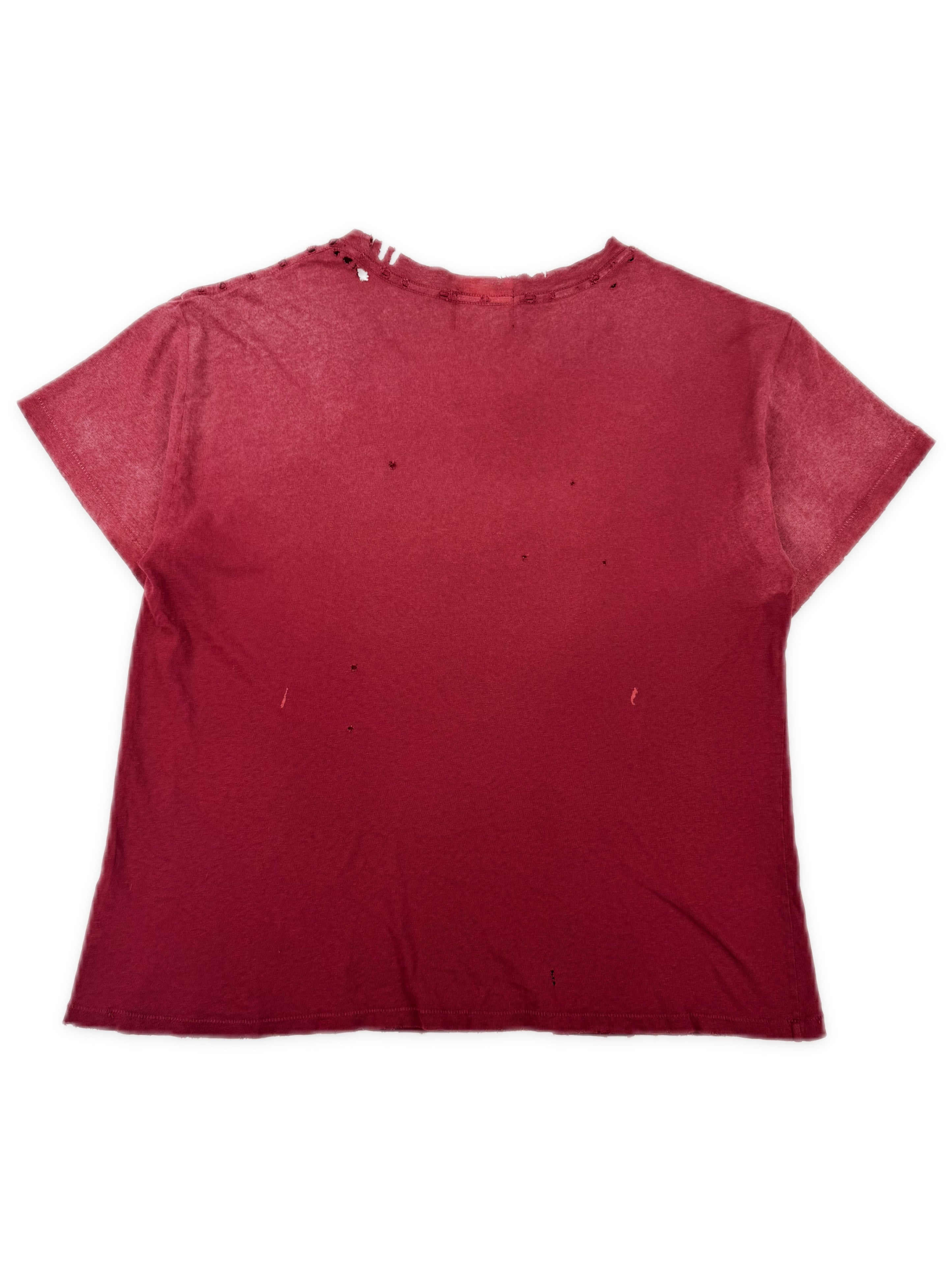 Enfants Riches Deprimes ‘Burning Church’ Red Graphic T-Shirt