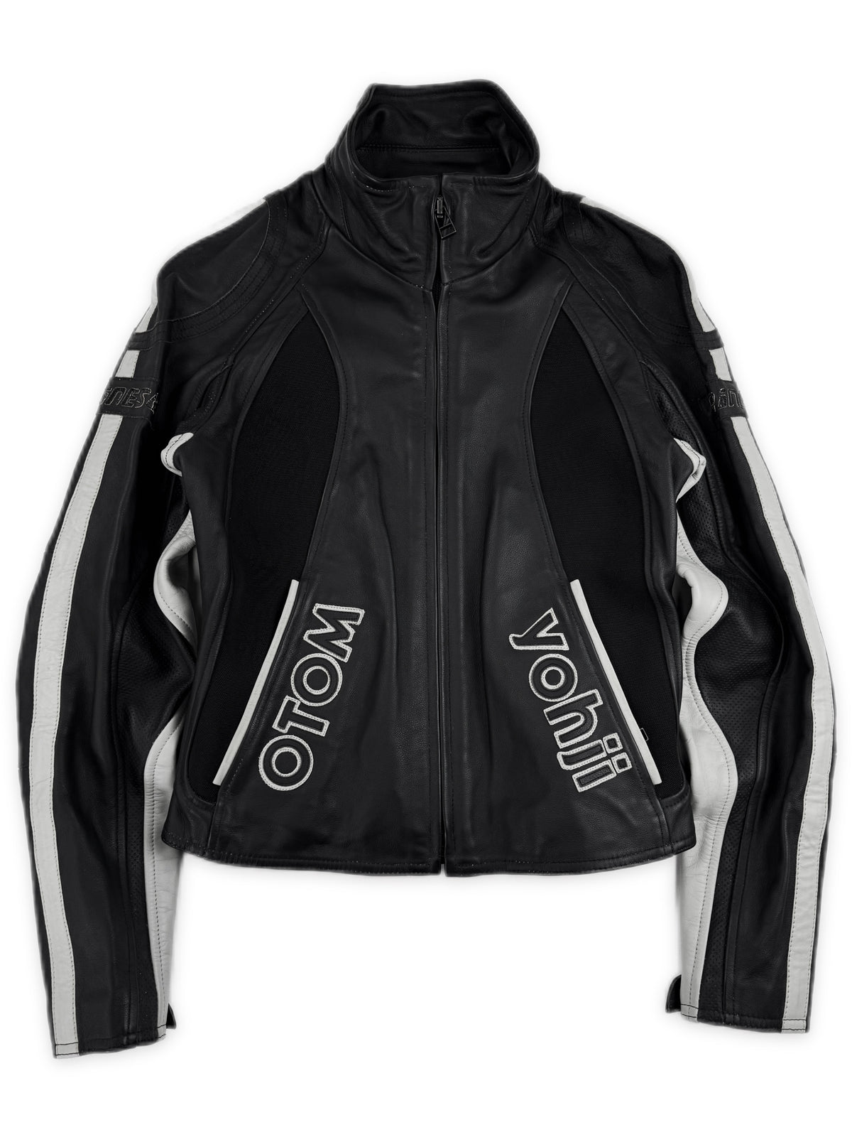 SS05 Yohji Yamamoto x Dainese Black Leather Racing Jacket