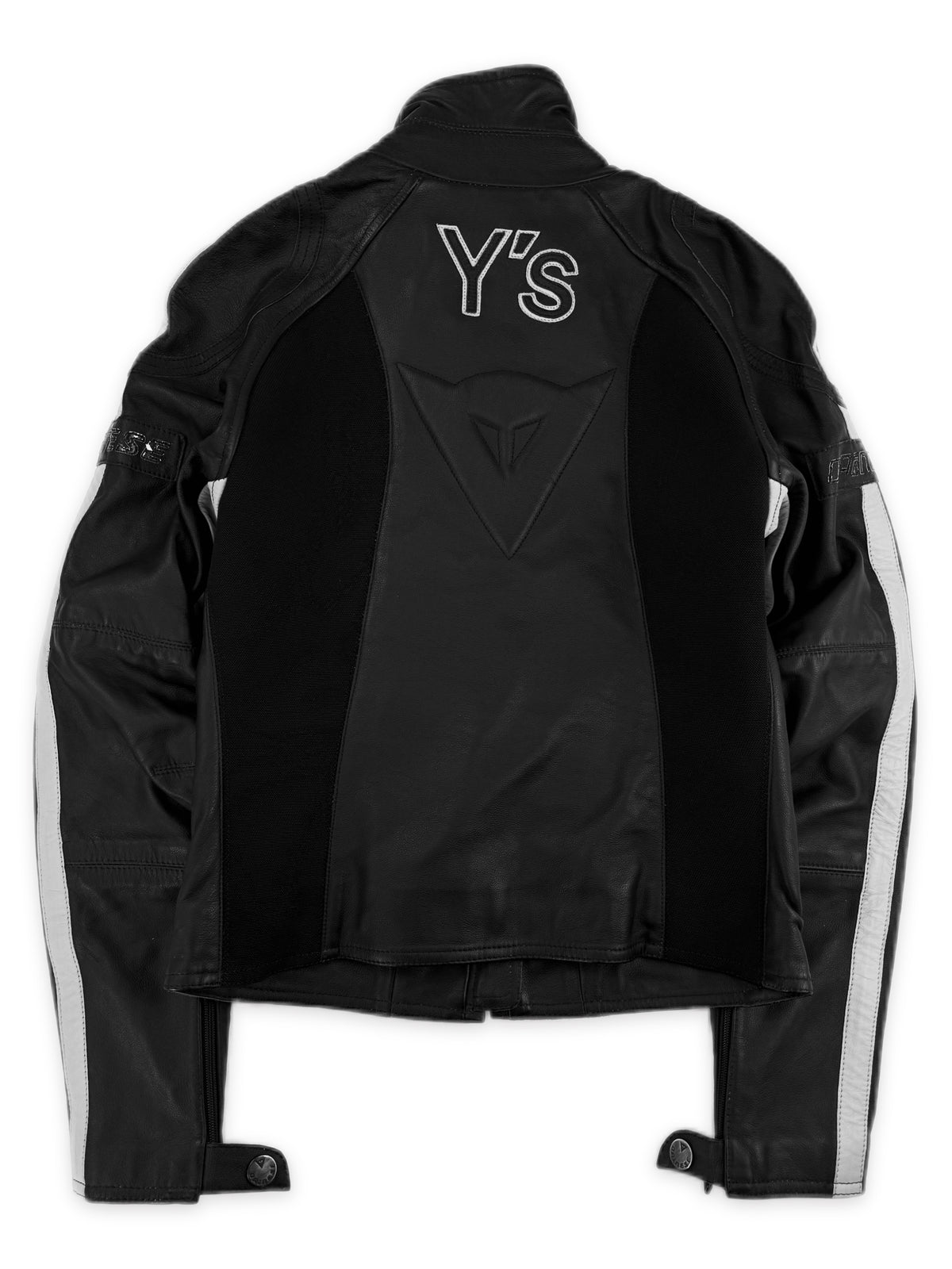 SS05 Yohji Yamamoto x Dainese Black Leather Racing Jacket