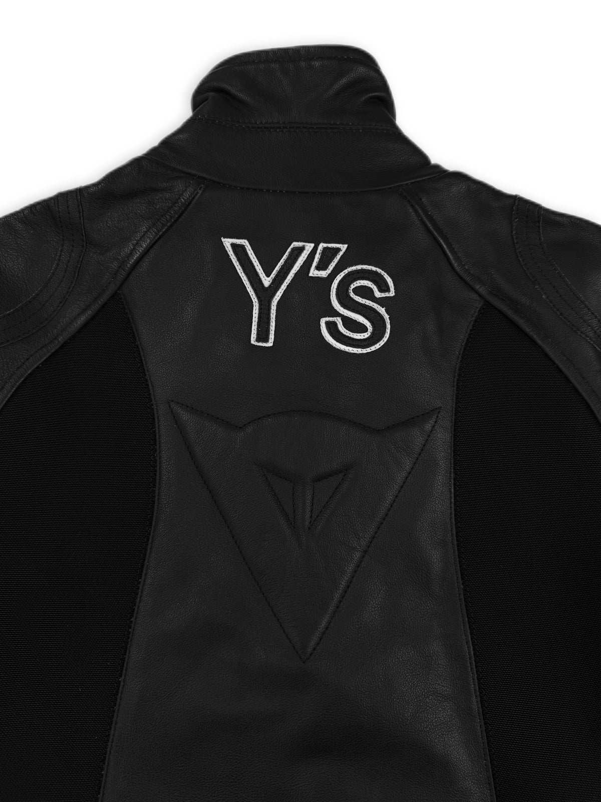 SS05 Yohji Yamamoto x Dainese Black Leather Racing Jacket