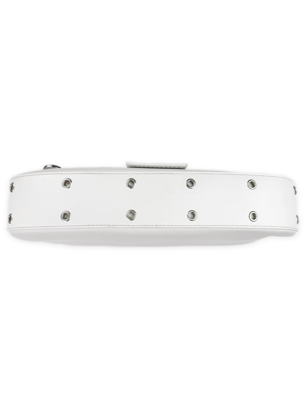 2003 Dior by John Galliano ‘Street Chic’ White Studded Leather Handbag