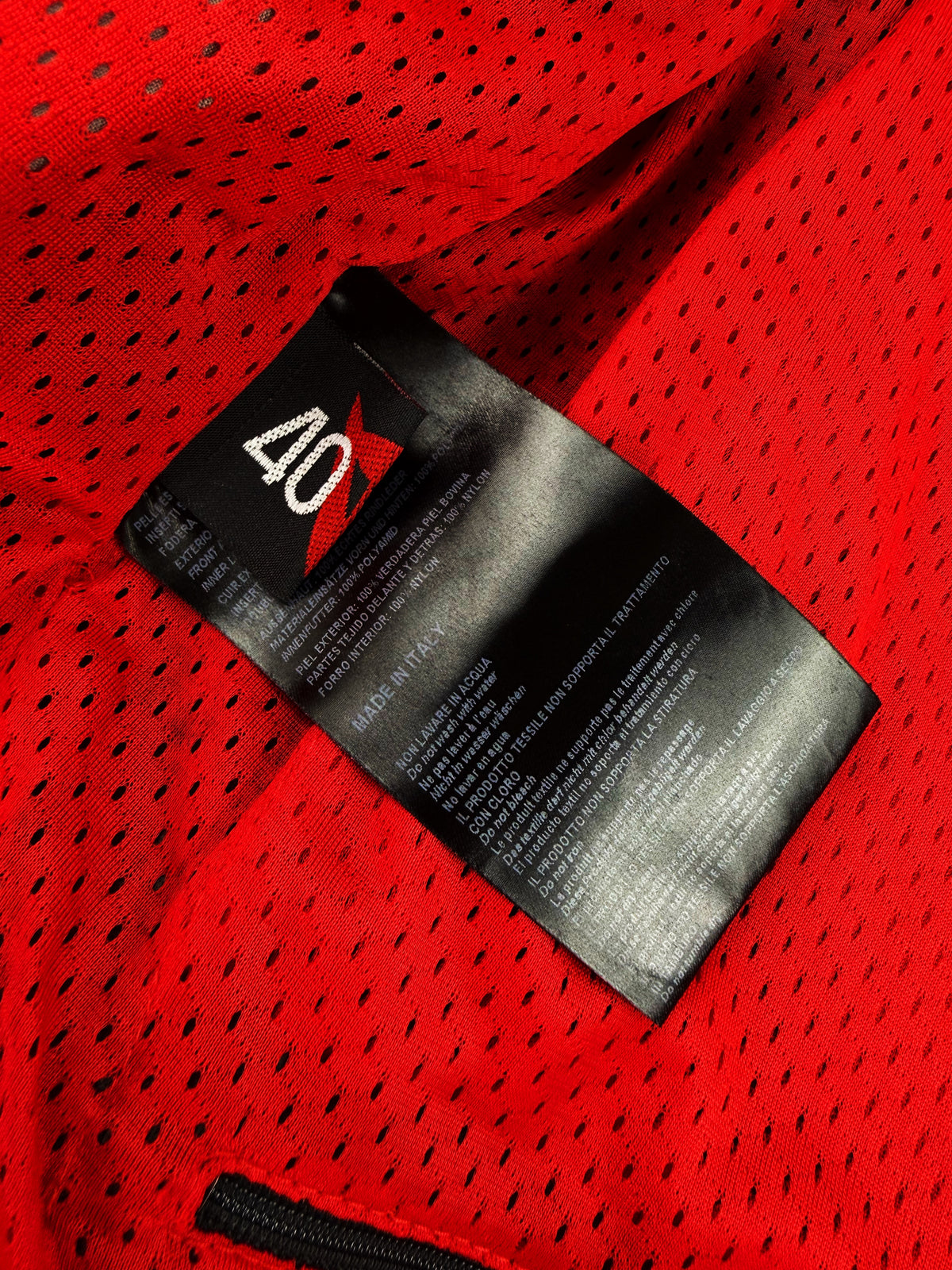 SS05 Yohji Yamamoto x Dainese Black Leather Racing Jacket