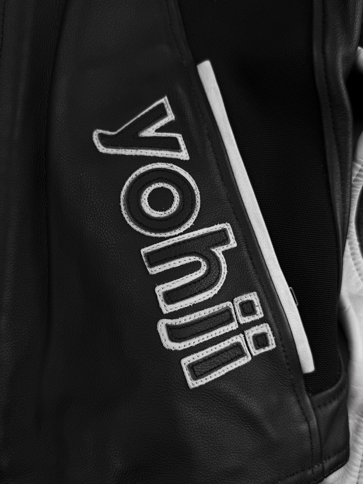 SS05 Yohji Yamamoto x Dainese Black Leather Racing Jacket