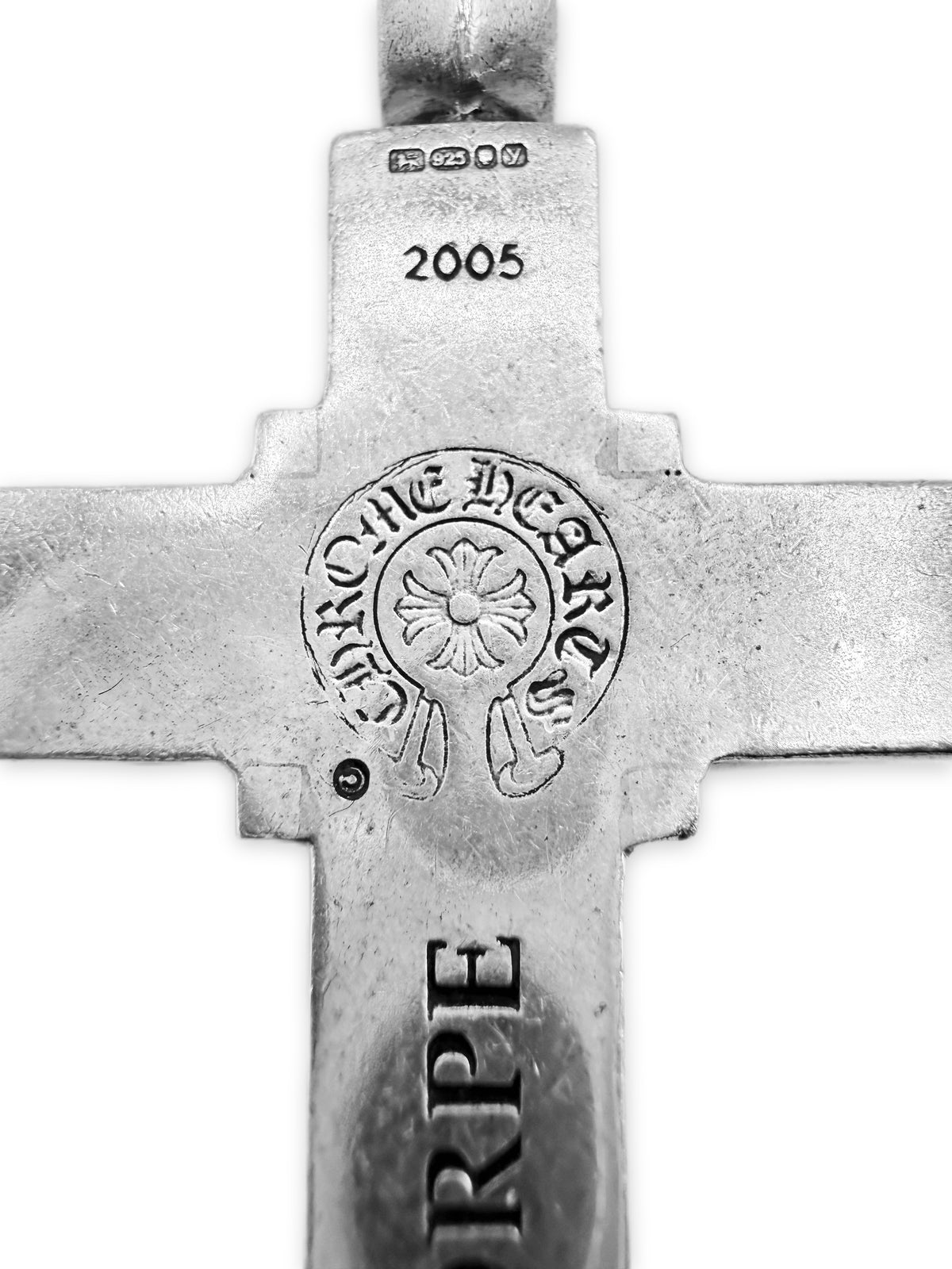 Chrome Hearts Mapplethorpe Medium .925 Silver Cross Pendant